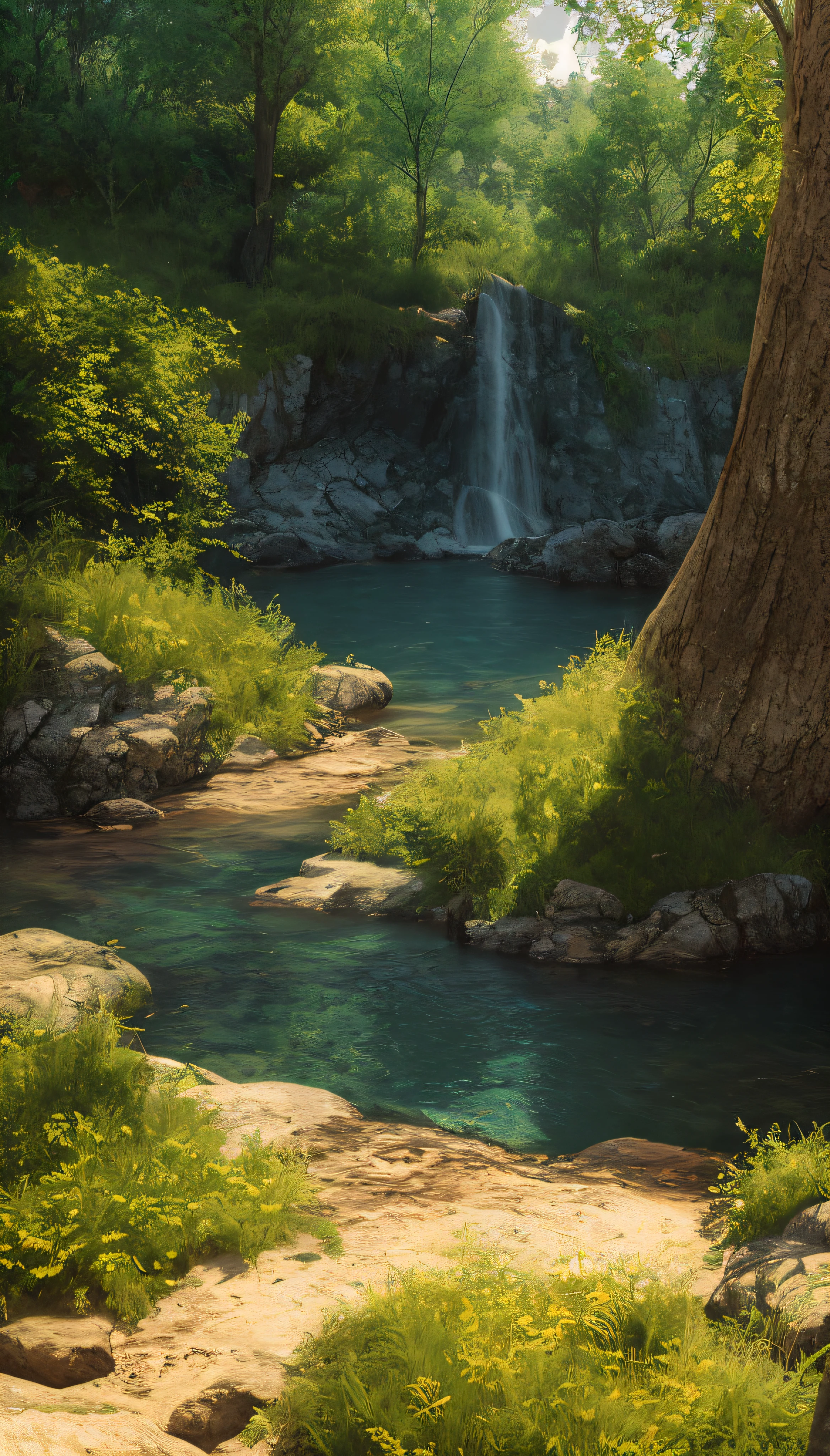 Photorealistic natural terrain photos, masterpieces, ultra high resolution, (realism: 1.4), cinema lighting, exceptionally detailed, ultra-realistic, complex design, fine details, octane rendering