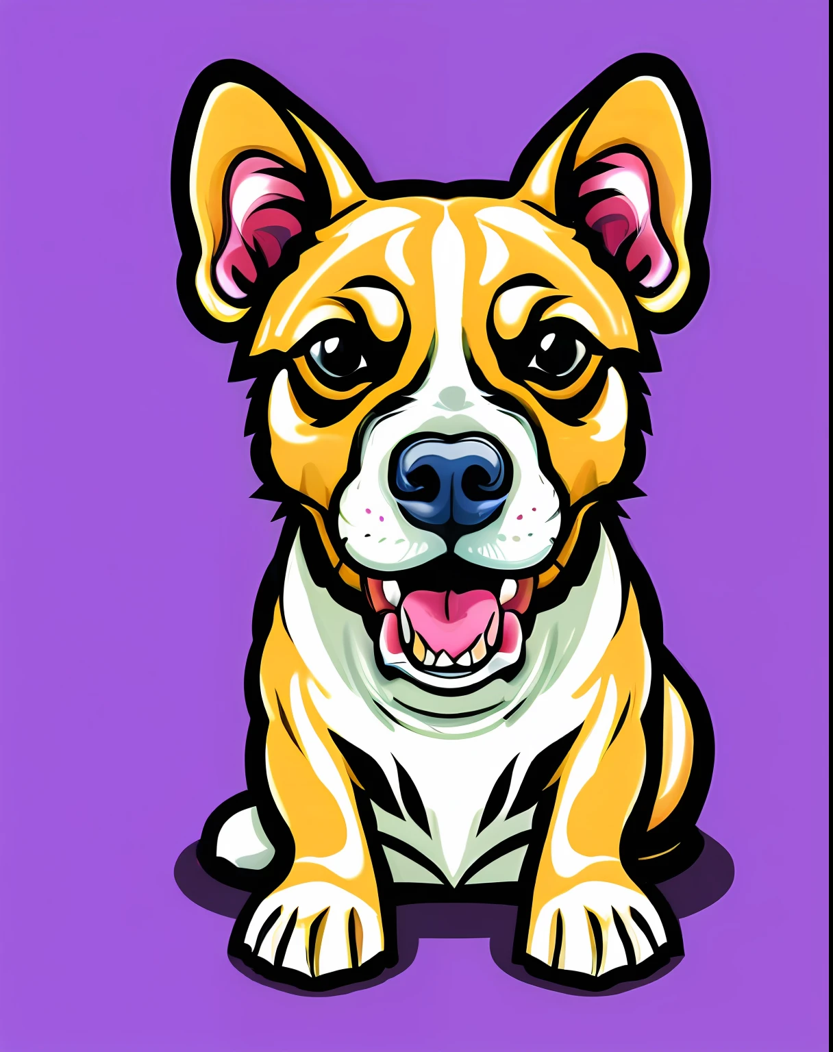 Vector-art of a (Jack Russell Terrier: 1.3), loyal, happy, intelligent, lively, devoted, expressive, energetic, playful, quick, strongwilled, good-natured, running on a beach, white background.