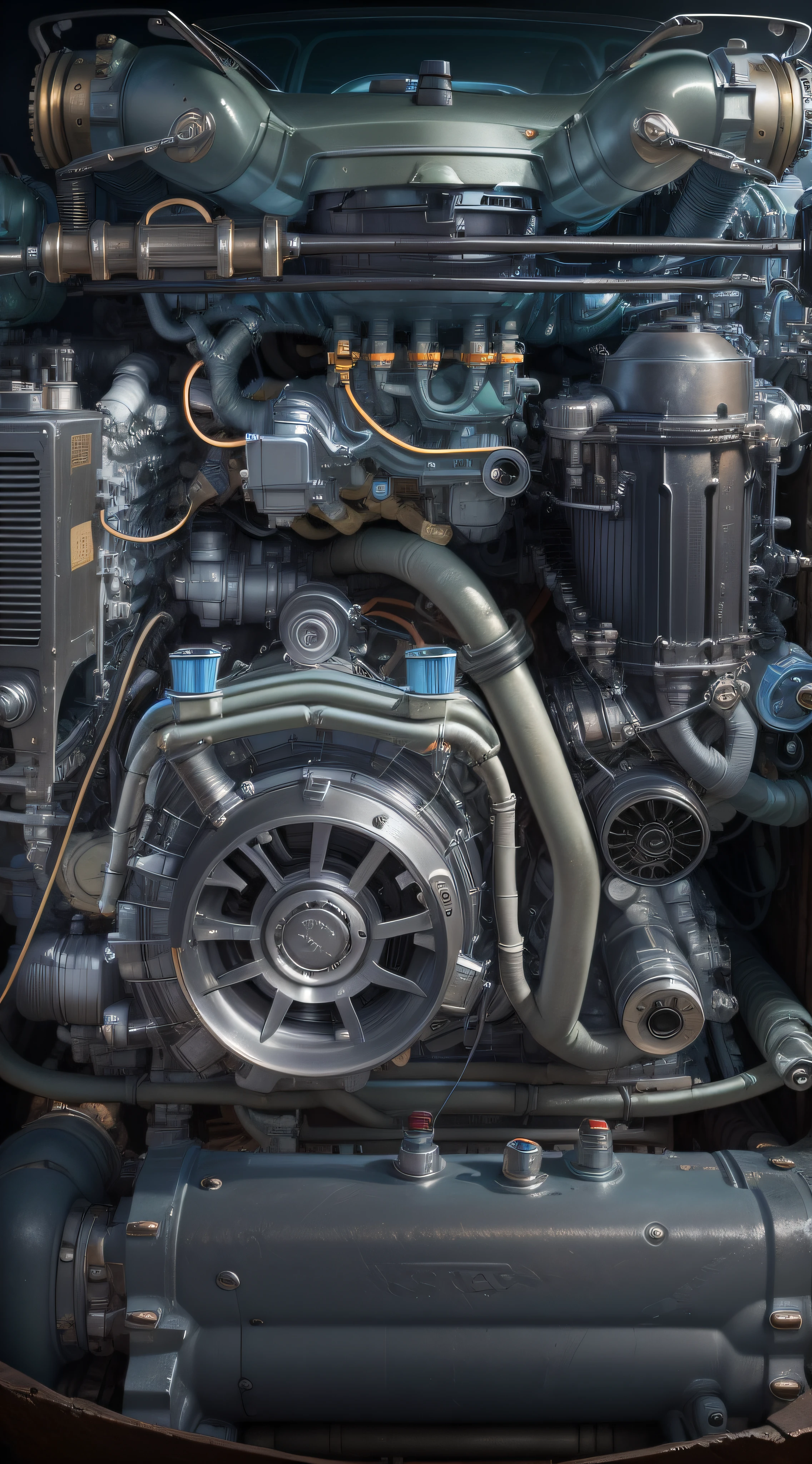 car engine, parts of car engine, dark background,high resolution,best quality resolution,hd,high quality