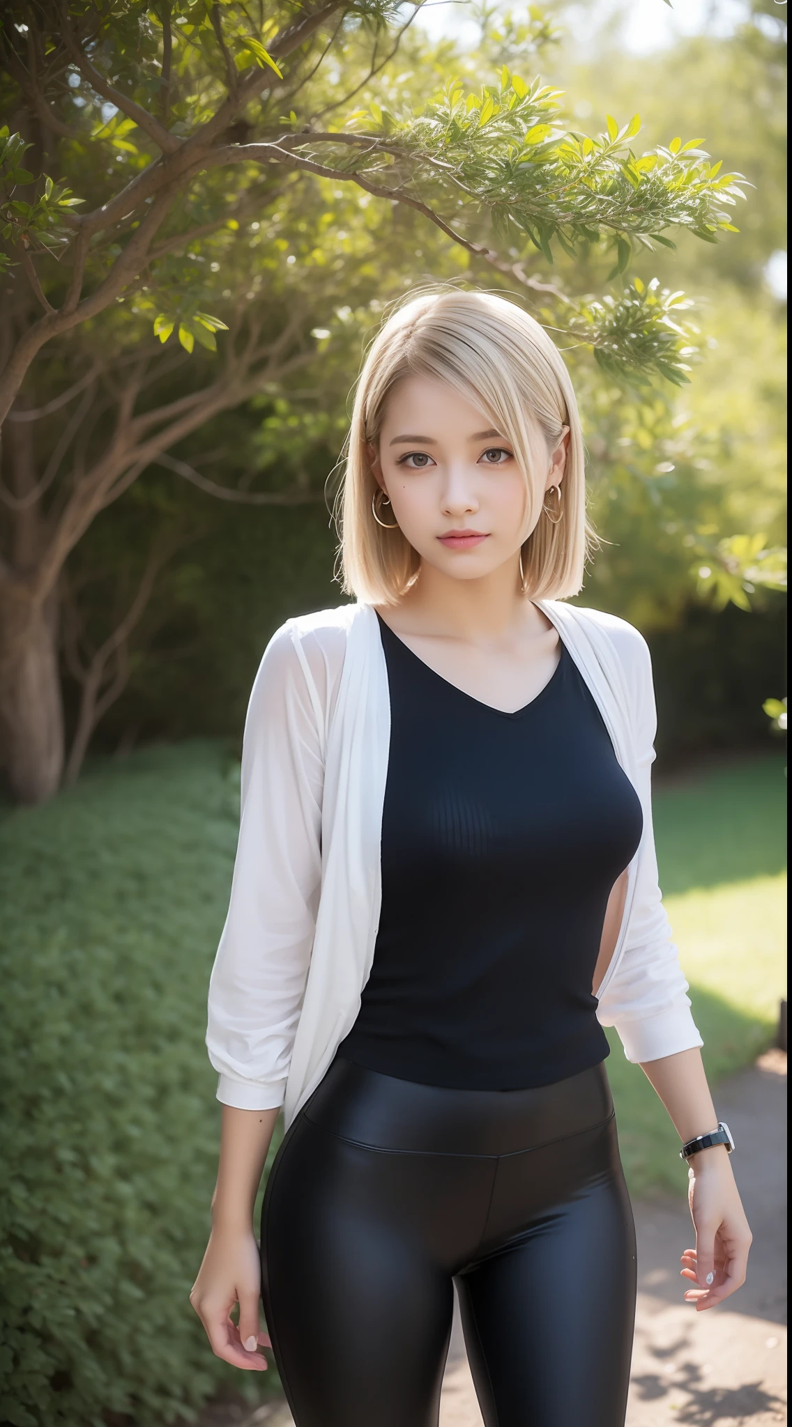 Adolescente indiano, jovem, Beautiful, 15 anos, best quality, Ultra high resolution, (fotorrealista: 1.4), sakura tree, camisa branca apertada, camisa com decote, leggings pretas, Botas, presilha de cabelo, large anchor earrings, Corpo Perfeito, seios pequenos, peito nu, tough, cabelo comprido, blonde hair, ((Olhos detalhados)), corpo inteiro, Pose sexual, sentado em uma cadeira gamer em frente a um computador, pernas cruzadas, coxas, roupas molhadas, pele detalhada, pele clara