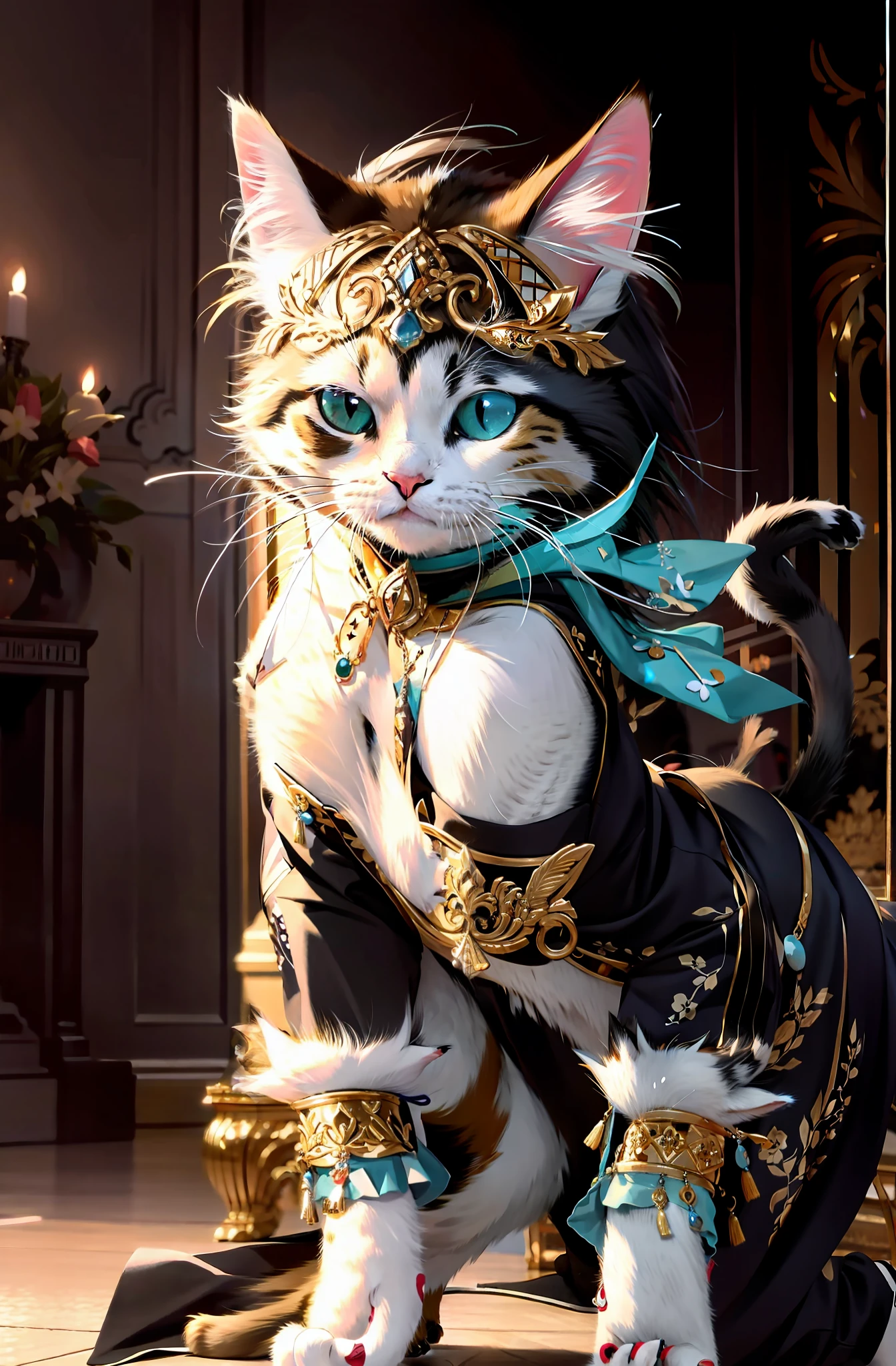 Dancing cat