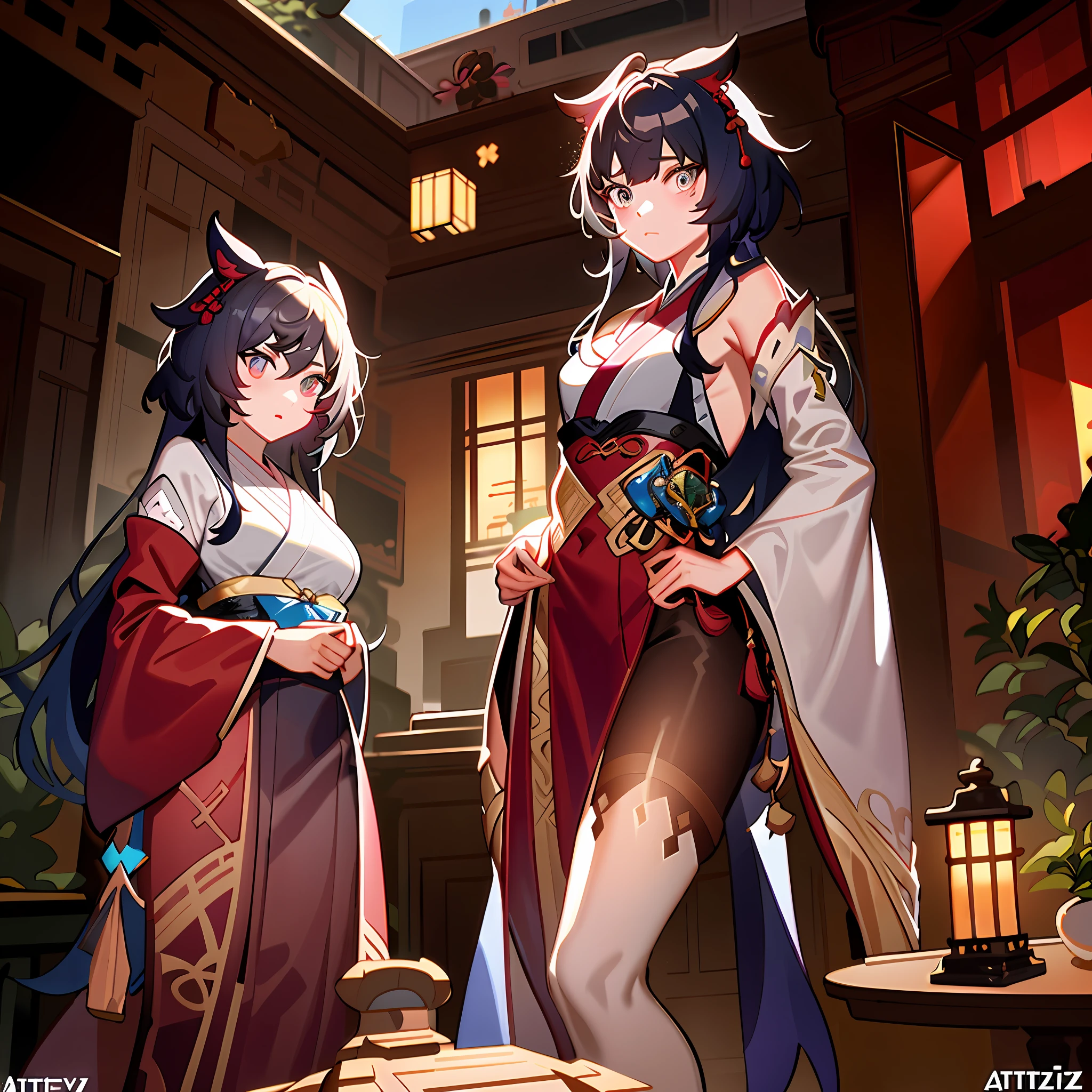 WLOP and Sakimichan, Guviz-style artwork, trending on cgstation, Artgerm and Atey Ghailan, Guviz, Guweiz on ArtStation Pixiv, Guweiz in Pixiv ArtStation, Palace , A girl in Hanfu