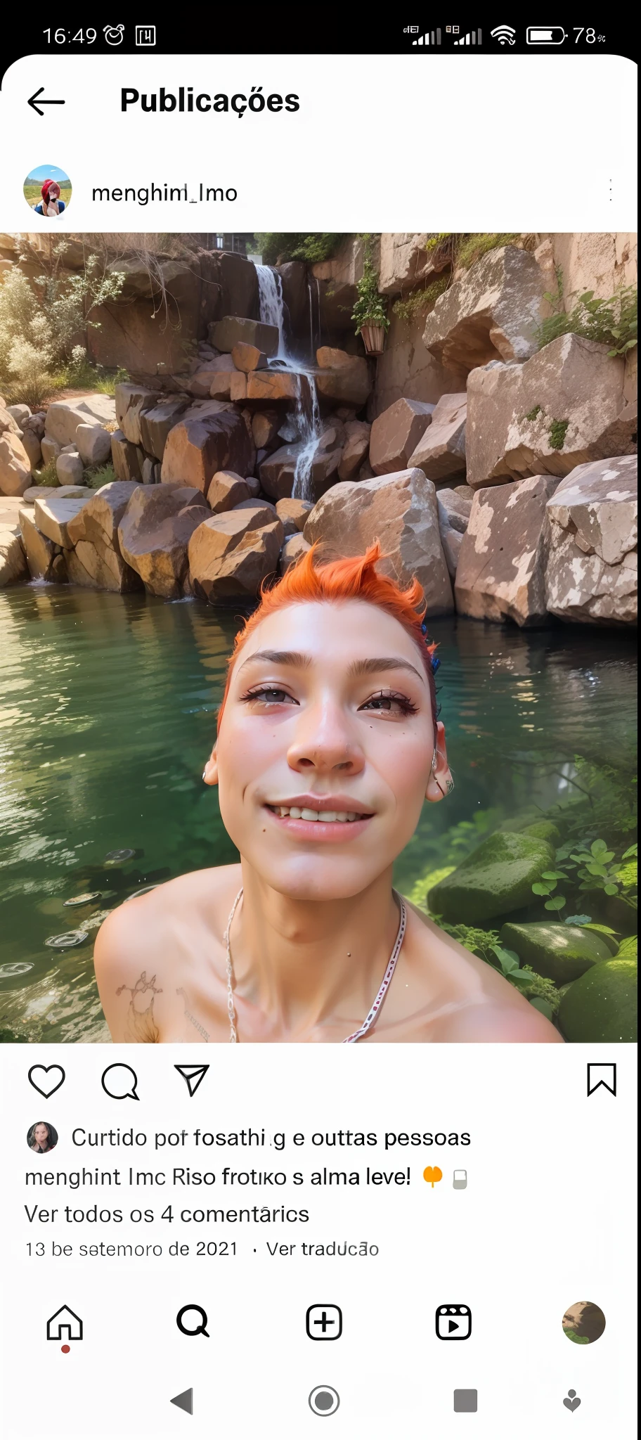 Fire hair