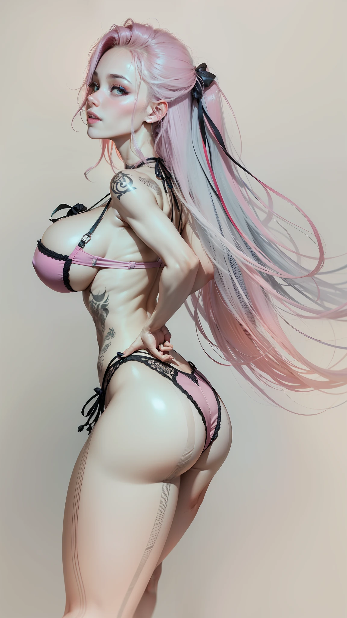 Obra prima, alte definicao 3D, Closeup of a happy, smiling skinny girl in a transparent gray bra, () posando para uma foto, corpo quente sexy, corpo sexy, corpo sensual com barriga sexy, pose sexy, (rosto bem definido), (rosto perfeito)(rosto lindo), (peitos grandes), (peitos macios), (peitos macios) menina tiful transparent bikini), (cabelo preto longo) (cabelo grande) (cabelo muito longo), (messy hair),garota feliz, olhar sexy, corpo rosa, figura dainty fit, roupa sexy, barbie doll in panties and bra(calcinha curto transparente), (sutian aparece ), pose muito sexy, roupa muito sexy, rendada, seminua,((modelo fitns sexy)) Obra de arte, high-definition, 8k, 3D, Slim woman in transparent pink blouse with tattoos on her arms and legs in a pink bikini, thicc, um pouco rosa, pintado, o super quente e sexy, pawg, Illuminated from behind, hands behind his pose!, (cabelo preto),( cabelo baguncado),(cabelo muito longo), (luz do sol pela janela) (luz ilumina seu corpo), (corpo brilhoso) (peitos grandes) (peitos macios) (peitos relusente) gesto de pose pudica sexy, corpo totalmente tatuado, pose muito sexy, lips sexy, pose sexy, contorno grosso, 🐎🍑 corpo rosa (bumbum lizo),(bumbum grande), (bumbum macios) corpo reluzente, corpo macio, (modelo fitnes), (corpo fitns, (ela esta sorridente), ((olhos lindos))