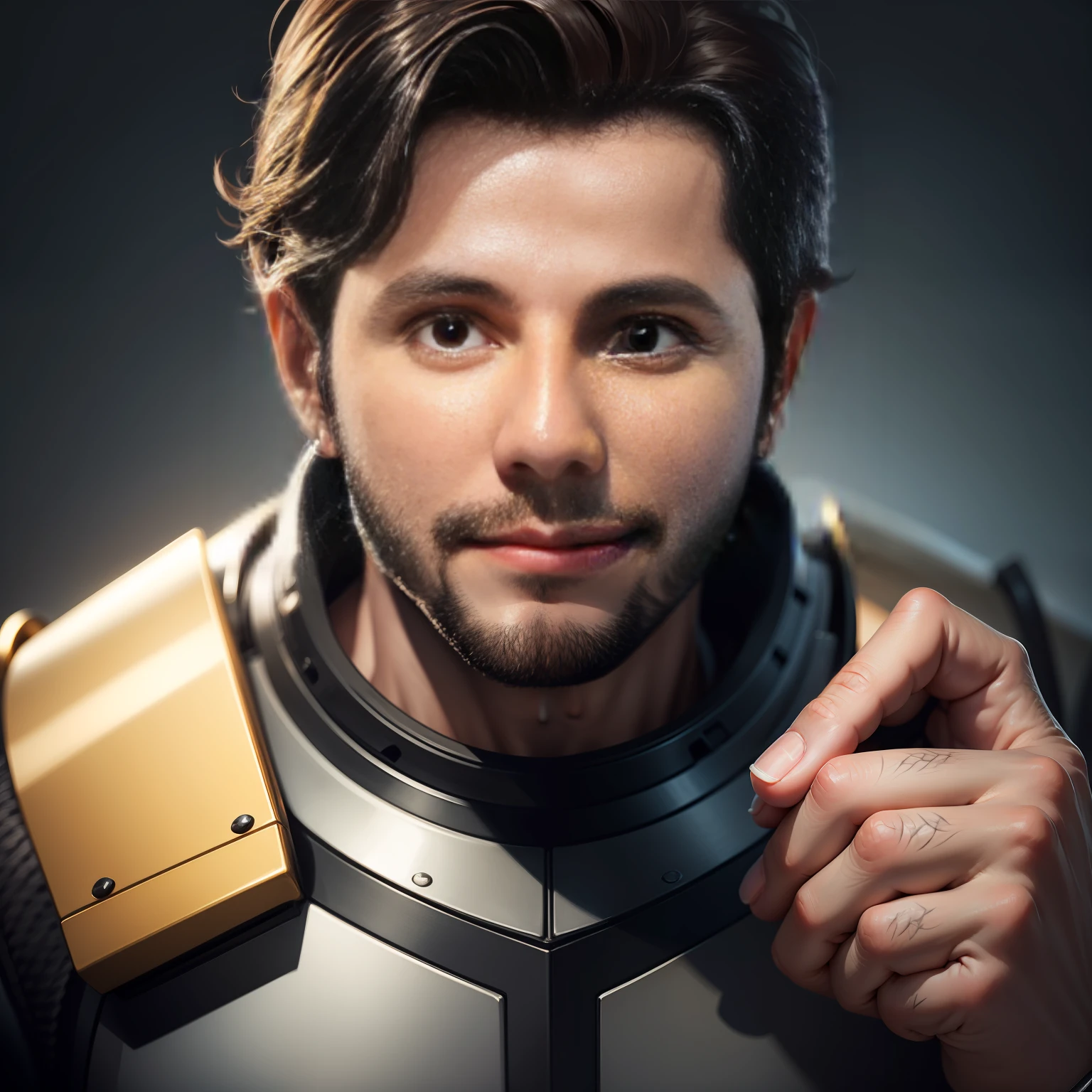 homem, olhando para camera, UHD, realista, 8k