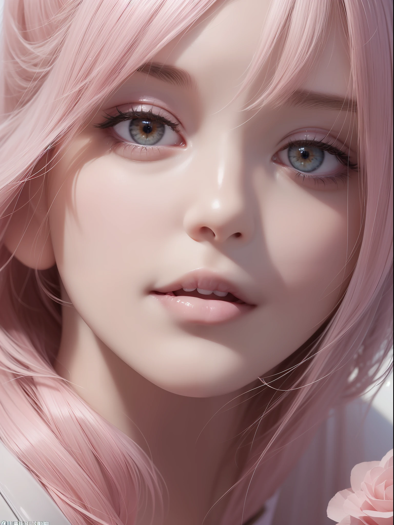 masuter piece, best qualtiy, (((realisitic, Photorealsitic:1.37))), ((Solo)), 8K image quality, Extremely delicate and beautiful, splendid, Official art with attention to detail, Ridiculous, Unbelievably ridiculous, huge filesize, ultra-detailliert, ighly detailed, (Beautuful Women), (detailed woman), extremely detailed eye and face, Beautiful detailed eyes, Light makeup, (Perfect female figure), (Korean beauty), ((fullllbody)), With bangs, (((Light pink dress))), (ssmile), (spoiled child), ((Happy face)), ((Kamimei)), (((View from above))), (Cafe Counter),