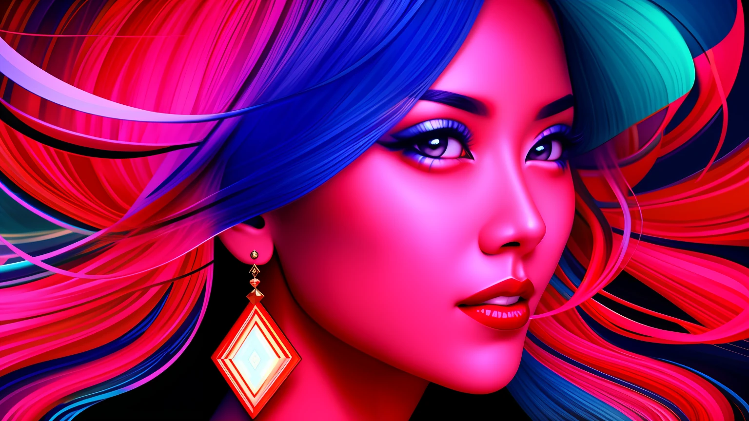Create a captivating thumbnail for a YouTube channel's music video mashup featuring a fusion of Asian pop music videos with English music. Thumbnail Description: Design an attention-grabbing thumbnail that showcases the dynamic collision of Asian pop and English music in a visually stunning manner. Incorporate vibrant colors, cultural symbolism, and captivating typography to convey the excitement and diversity of this musical fusion. In the foreground, depict two music video frames featuring an Asian pop star on the left and an English music artist on the right. They should exude energy and confidence, captured in dynamic poses or dance moves. Blend the edges of the frames to symbolize the seamless integration of these musical worlds. In the background, create a captivating cityscape that merges iconic elements from Asian and Western cultures. Combine skyscrapers, neon lights, and recognizable landmarks to represent the fusion of diverse backgrounds. Infuse the cityscape with a sense of movement and energy, suggesting the unstoppable force of this musical mashup. Use a vibrant color palette that reflects the vibrancy of both Asian and English music scenes. Consider incorporating bold hues like electric blue, fiery red, and neon pink to grab attention. Add shimmering and glittering effects to elements throughout the thumbnail to enhance its visual appeal and evoke a sense of excitement. Incorporate typography that is modern, sleek, and dynamic. Place the title, "East Meets West: Mind-Blowing Asian Pop x English Mashup Extravaganza!" prominently, using a combination of Asian and English scripts. Experiment with different text effects, such as gradients, shadows, or glowing outlines, to make the title stand out. Overall, aim to create a visually captivating thumbnail that entices viewers to click and explore the fusion of Asian pop and English music. Capture the essence of cultural diversity, energy, and artistic harmony in a single eye-catching image. 
Negative --auto