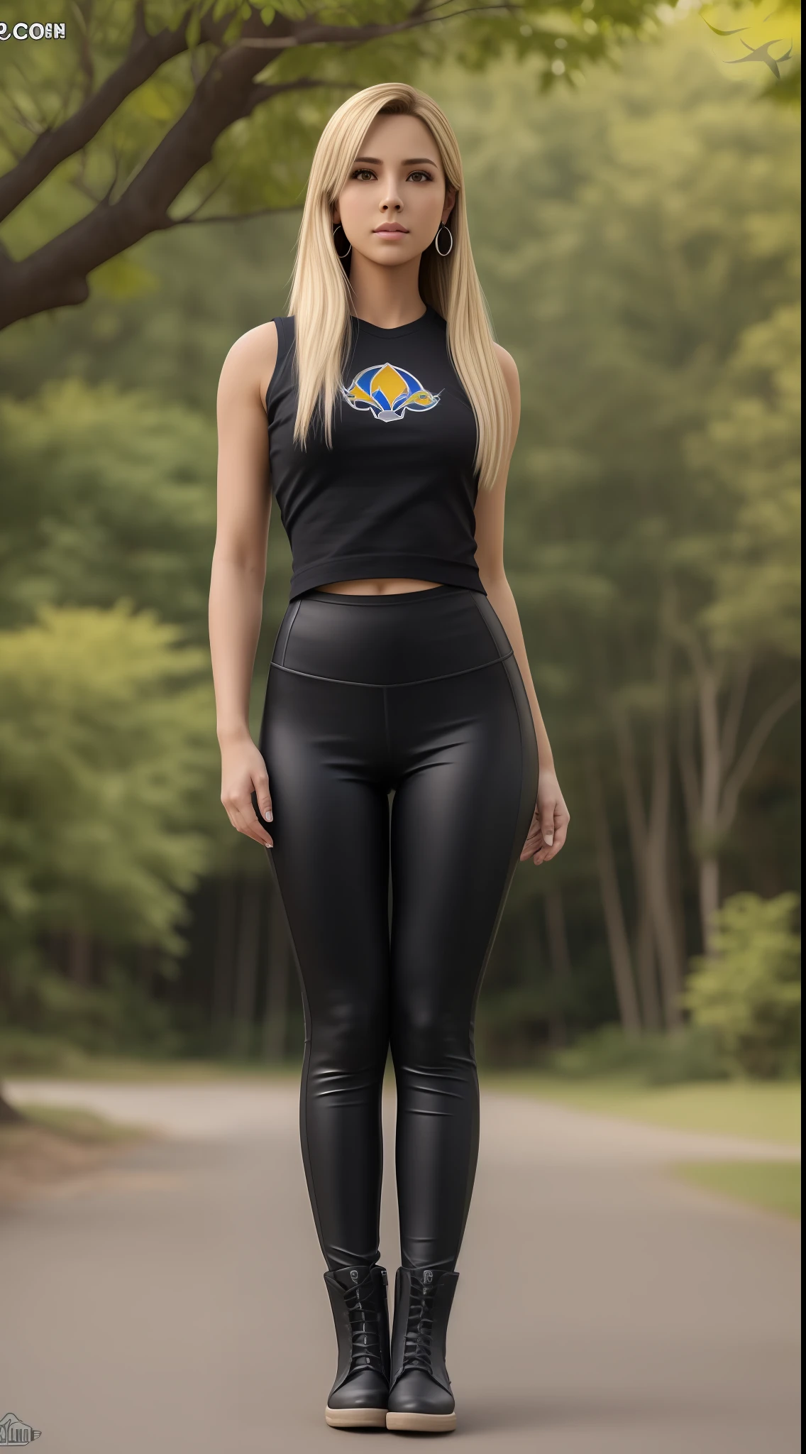 Saber wolf, best quality, Ultra high resolution, (fotorrealista: 1.4), sakura tree, camisa branca apertada, camisa com decote, leggings pretas, Botas, presilha de cabelo, large anchor earrings, Corpo Perfeito, seios pequenos, peito nu, tough, cabelo comprido, blonde hair, ((Olhos detalhados)), corpo inteiro, Pose sexual, sentado em uma cadeira gamer em frente a um computador, pernas cruzadas, coxas, roupas molhadas, pele detalhada, pele clara