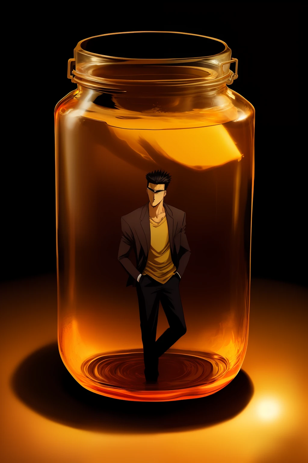 realista, Obra-prima do anime, Equipe Toguro, Sem humanos, 1 Head em Jar, .....jar, head only,