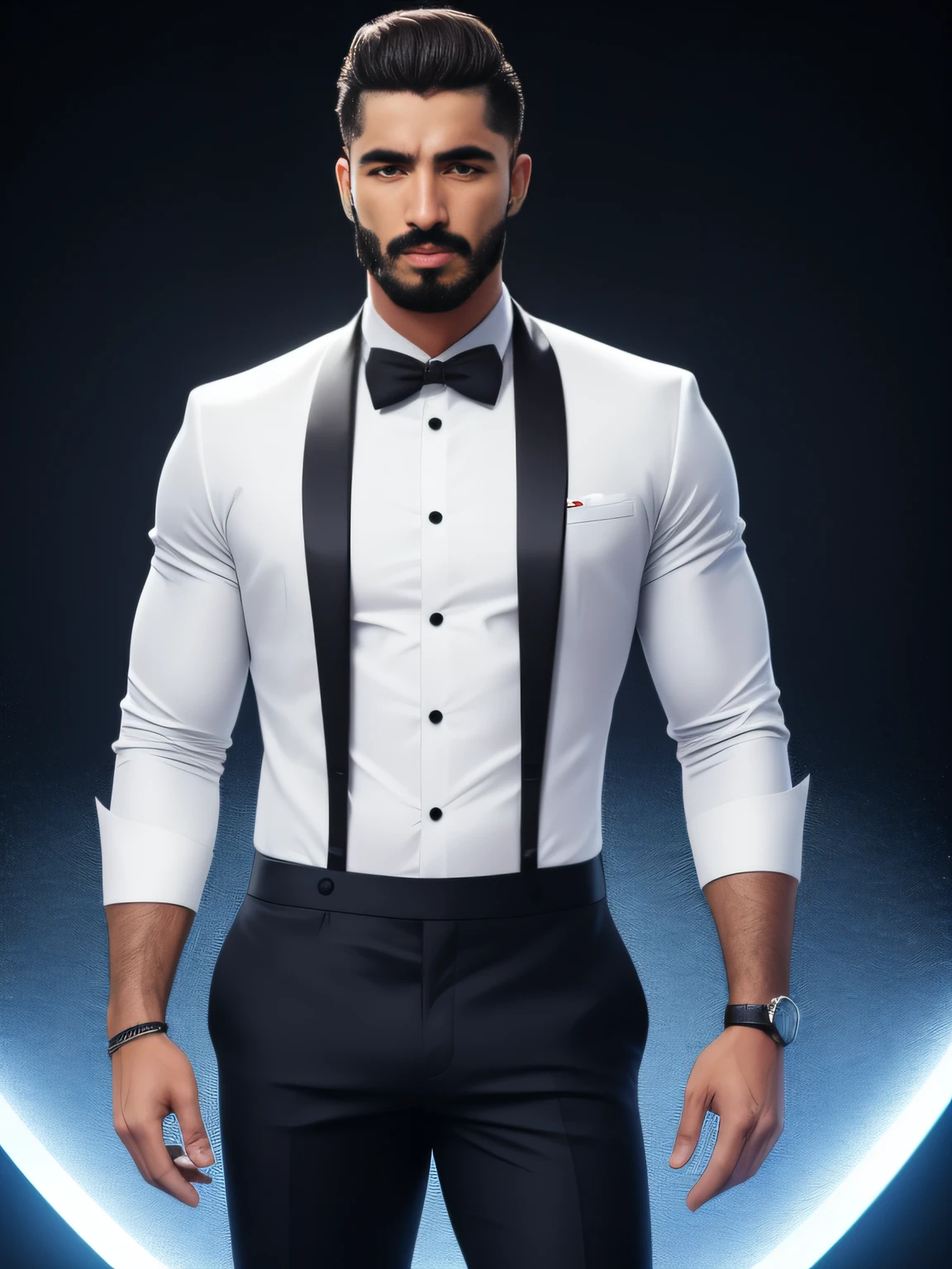 um homem de roupa preta, terno e gravata, cinematico 8k