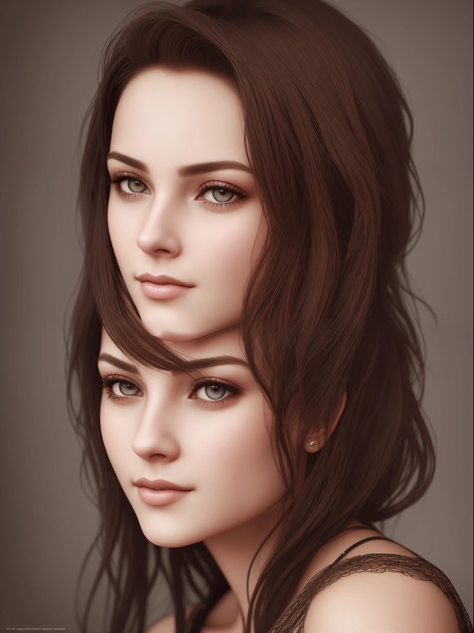 1girl,woman,complex 3d render ultra detailed, smile, portrait of beautiful woman, moody portrait, striking features, beauty, intricate details, dramatic composition, tension, contrast, texture, realism, high-quality rendering, stunning art, high quality, f...