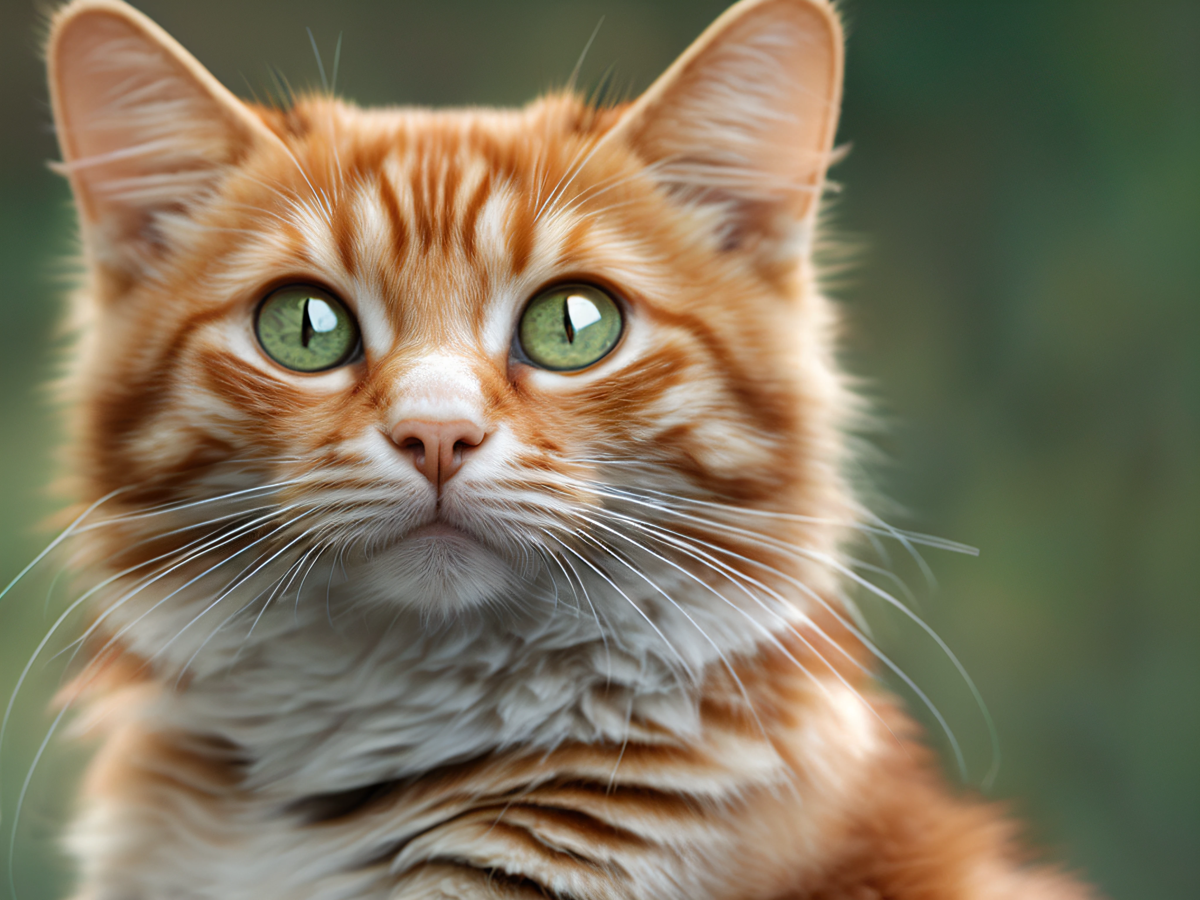 (extremely detailed CG unity 8k wallpaper,masterpiece, best quality, ultra-detailed, high resolution),(best illumination, best shadow, an extremely delicate and beautiful), dynamic angle, floating, high saturation, 

[Foto GingerTomCat, detailed and beautiful green eyes, white fur with orange spots, cat ears, collar with a bell, (playful:1.3), cute expression, long whiskers, soft and fluffy, cute paws, (toy:1.2), looking at viewer, long shot]:0.9