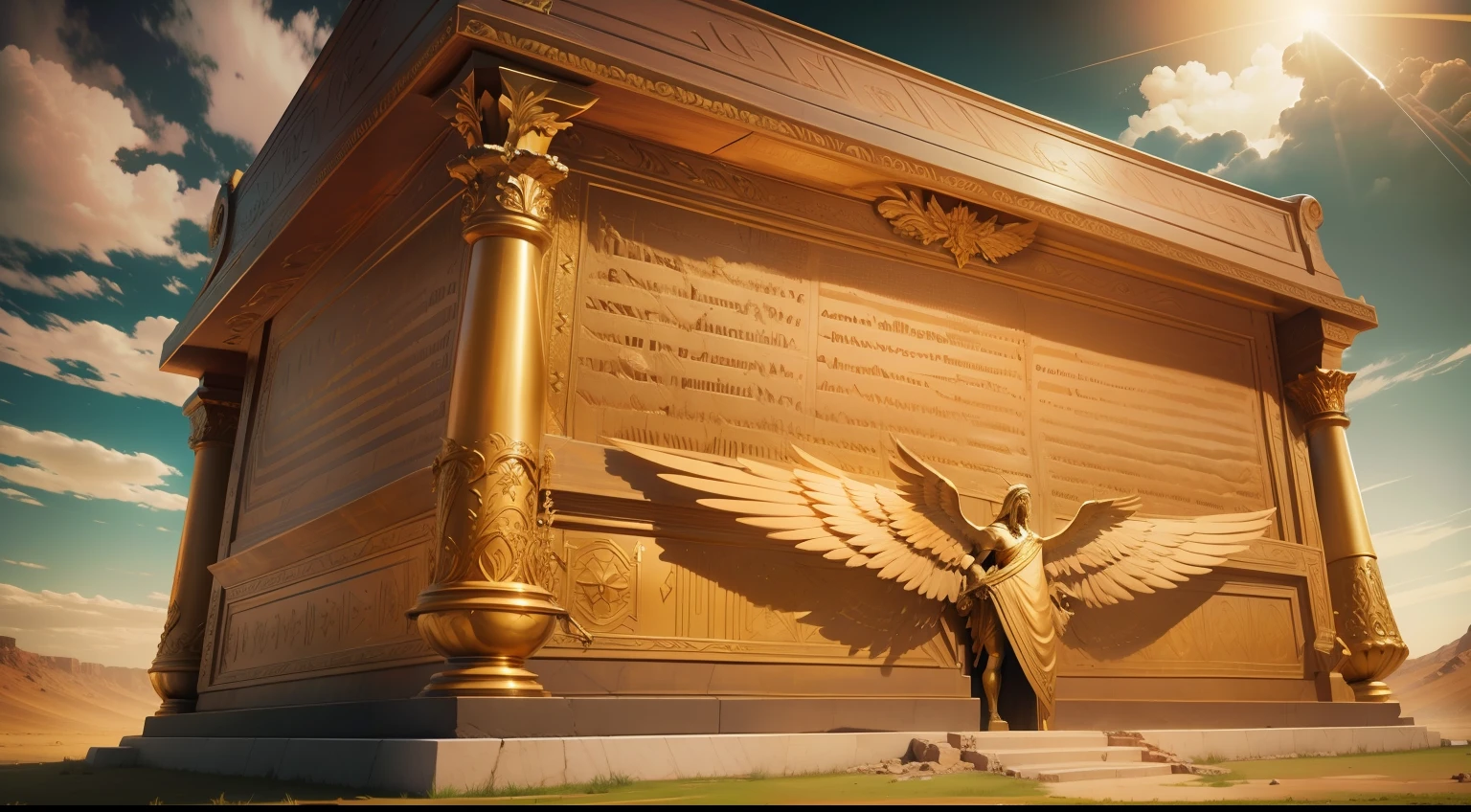 ark of the covenant, Biblical text, velho testamento, 4k HDR