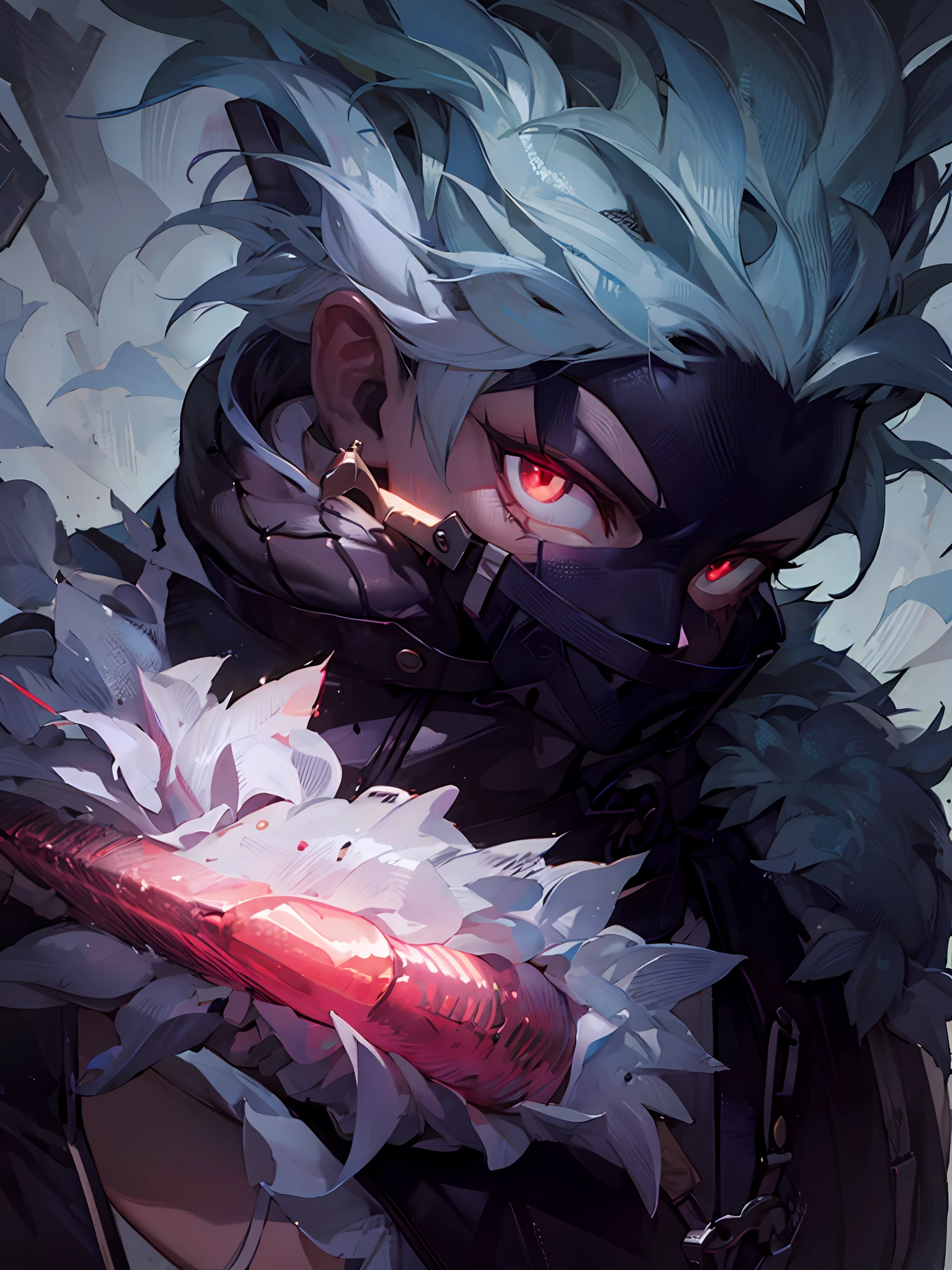 personagem de anime com olhos brilhantes segurando uma espada na frente de um fundo, badass anime 8 k, Anime Art Wallpaper 8K, Anime Art Wallpaper 4K, Anime Art Wallpaper 4K, arte de anime digital detalhada, trending on artstation pixiv, Melhor Anime 4K Konachan Wallpaper, estilo de arte demon slayer, Anime Wallpaper 4k, 4k anime wallpapers