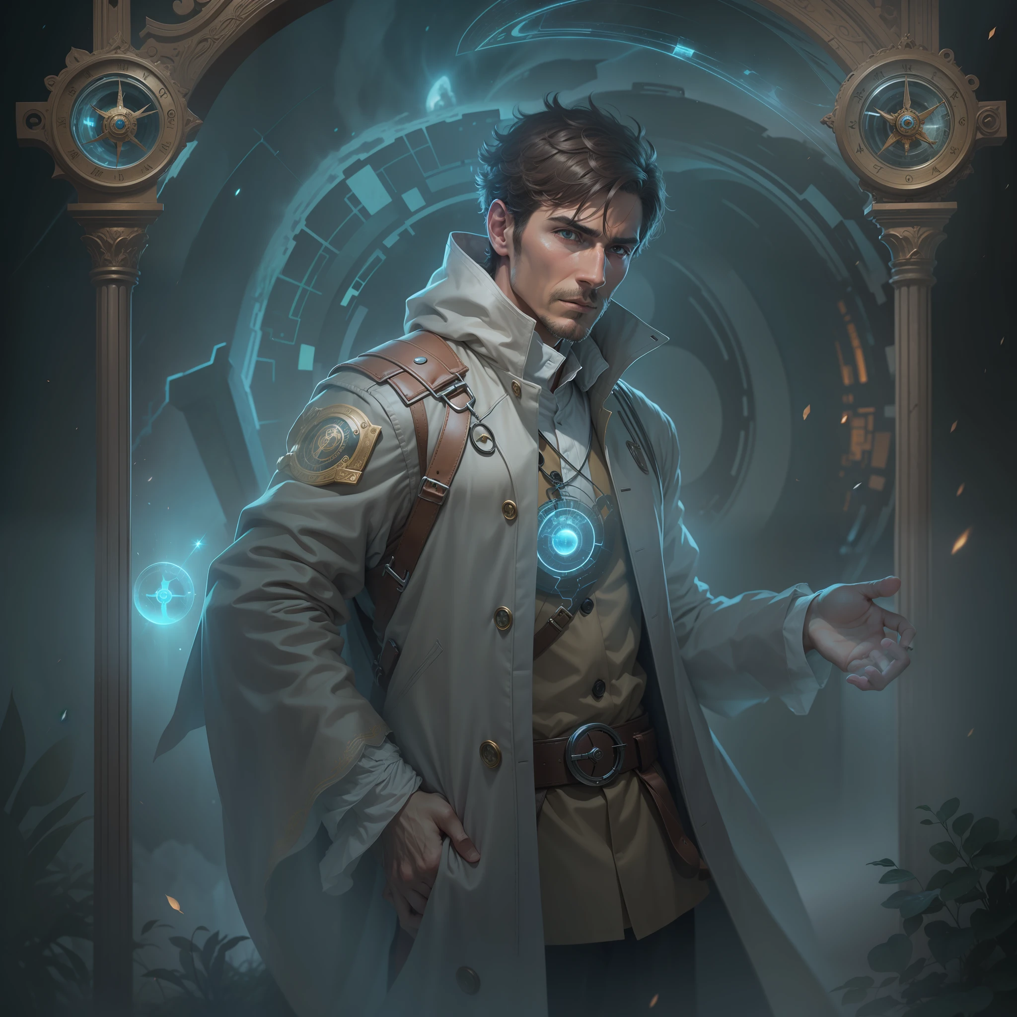 As he traveled back in his past, someone meets him in a Chronos Portal