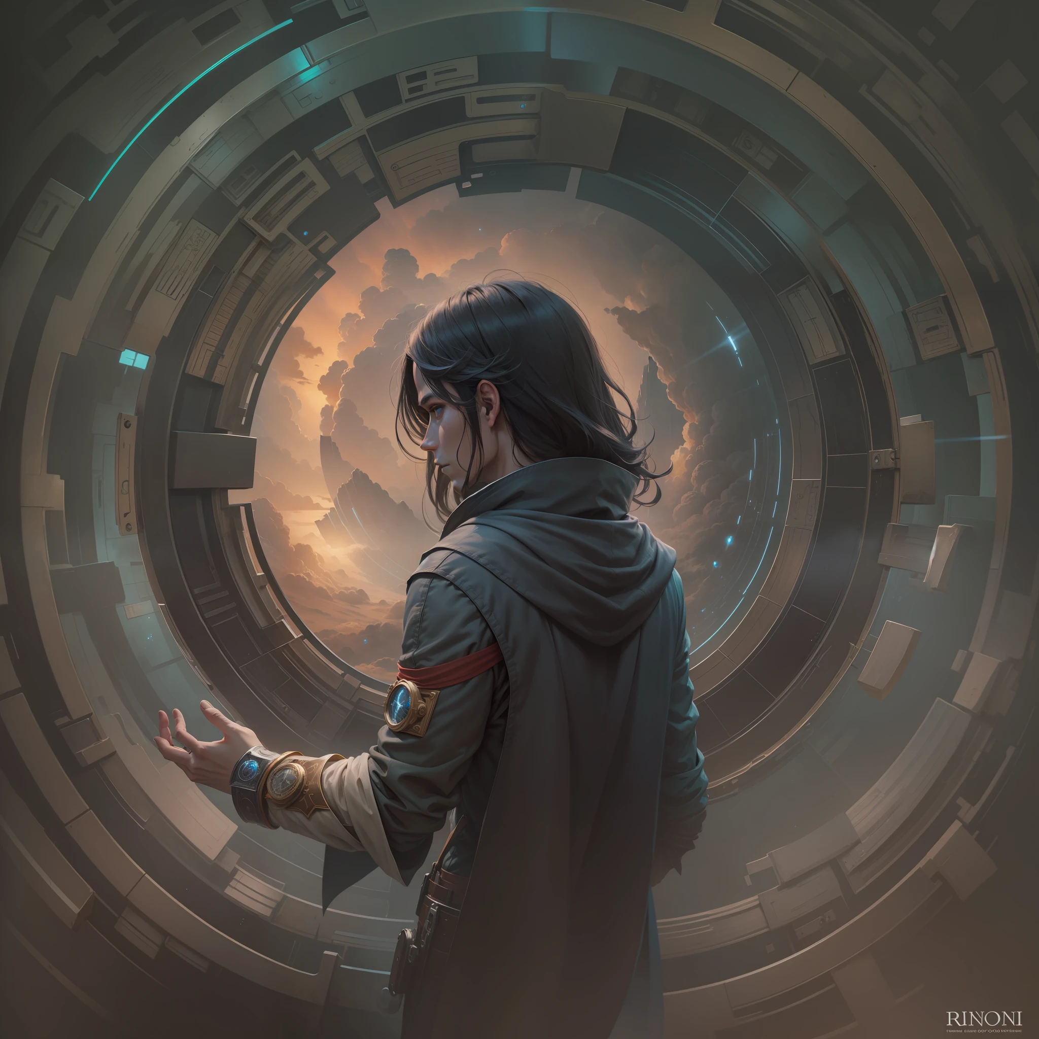 As he traveled back in his past, someone meets him in a Chronos Portal