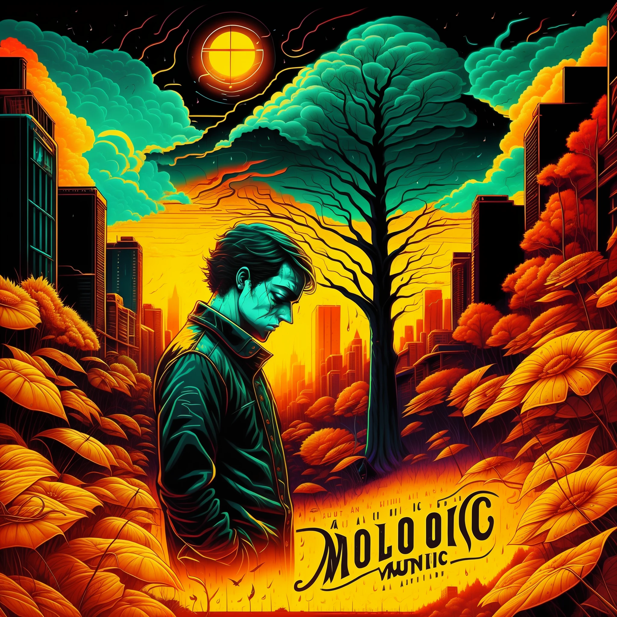 Album cover for sad music --auto