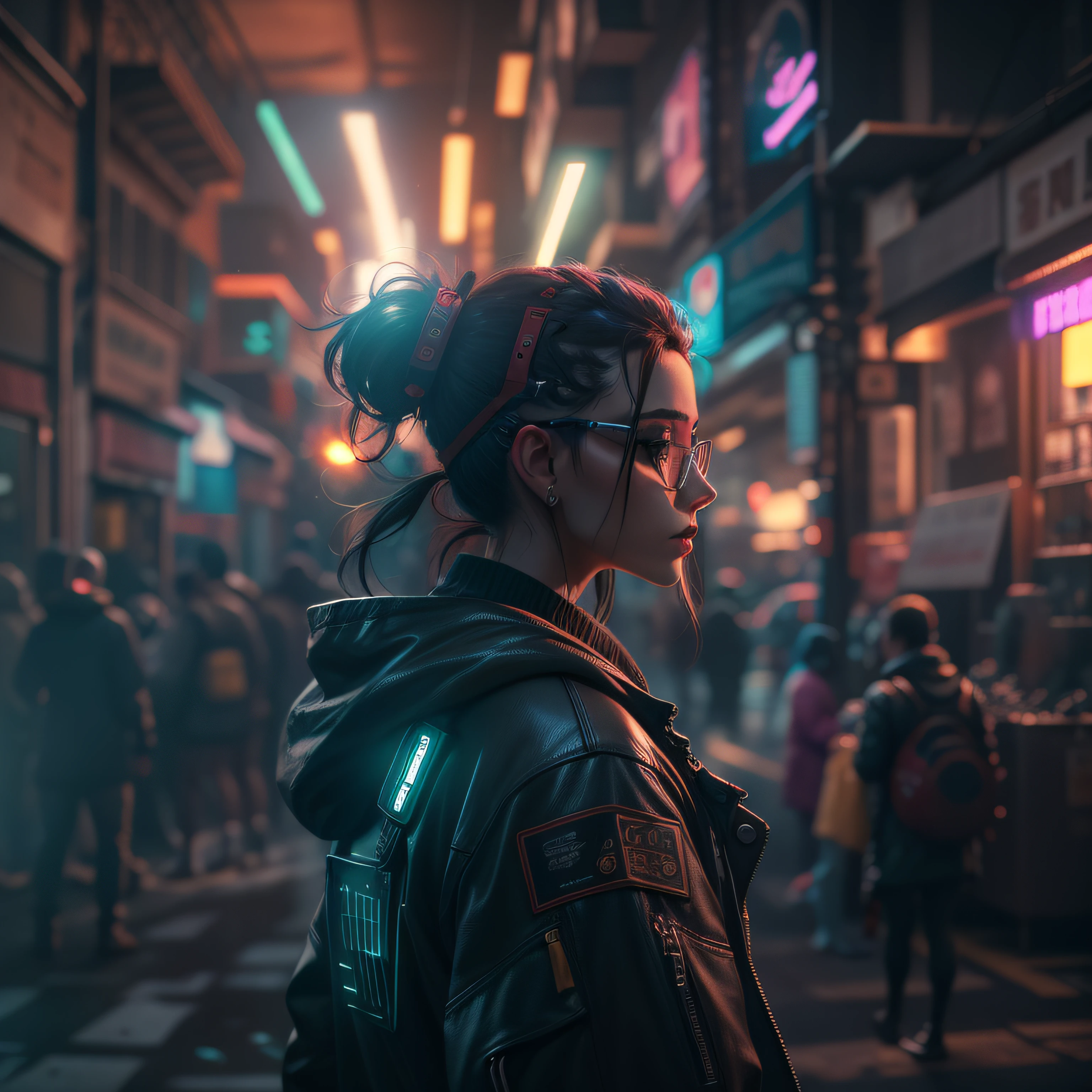 cafard, cyberpunk, Lens Flare, feu, Fujifilm, award winning, Best quality, high resolucion, 8k