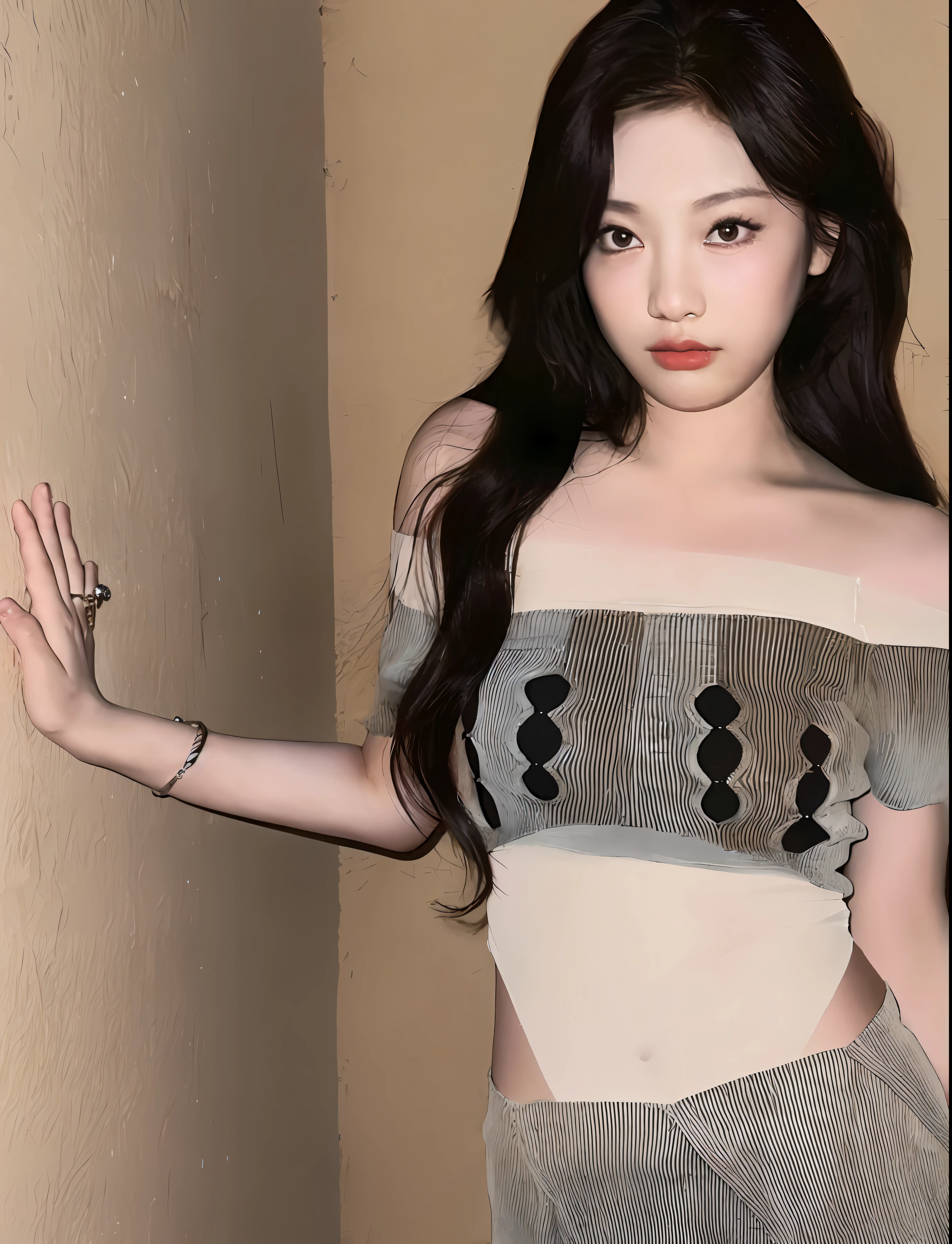 araffe asian woman in a short dress posing for a picture, blackpink jennie, Shin Jinying, jia, jaeyeon nam, jossi of blackpink, ulzzangs, leaked image, gongbi, pale fair skin!!, xision wu, shaxi, Korean girl, sun yunjoo, beautiful Korean women, Kim Tae-joon, korean artist