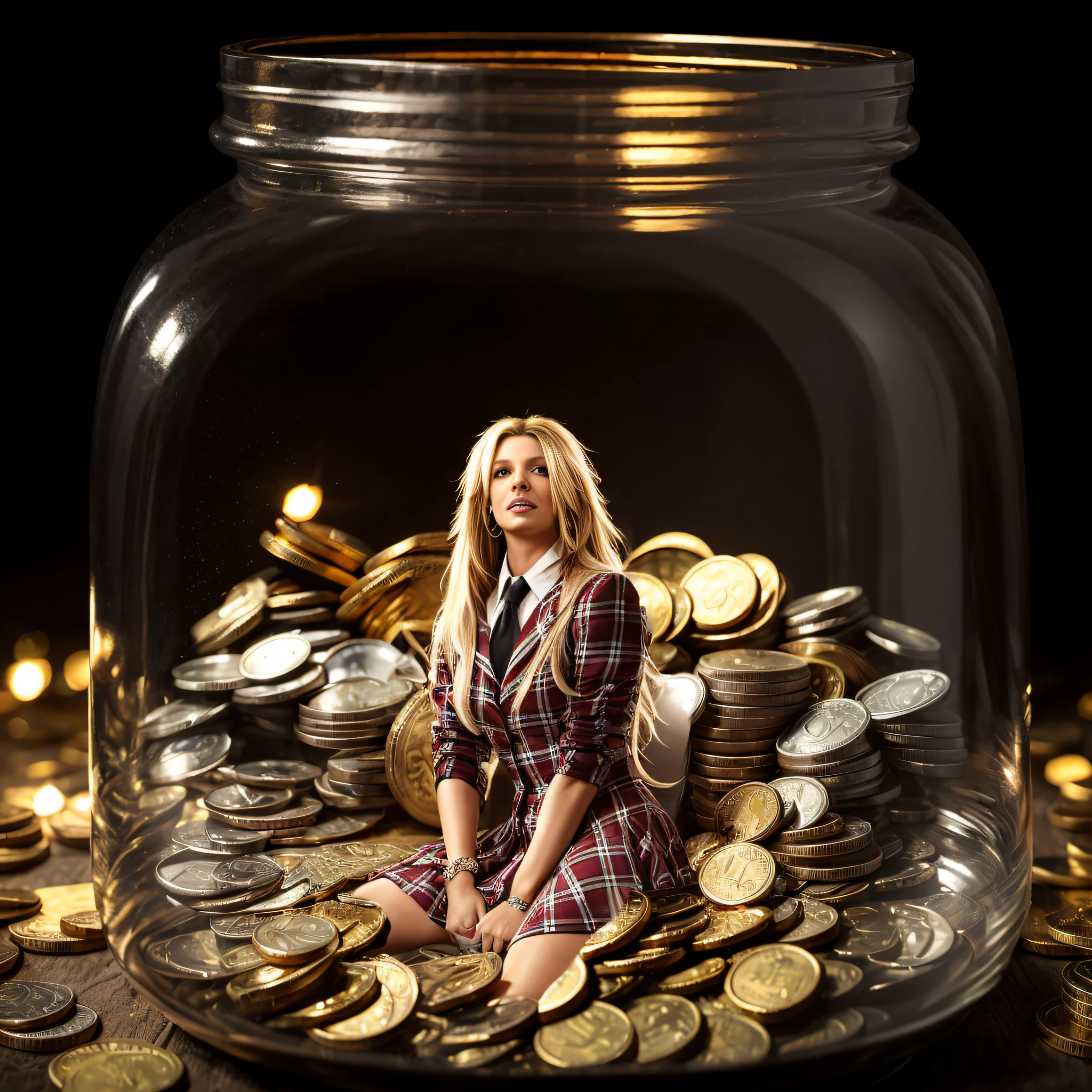 Britney Spears face, photorealistic