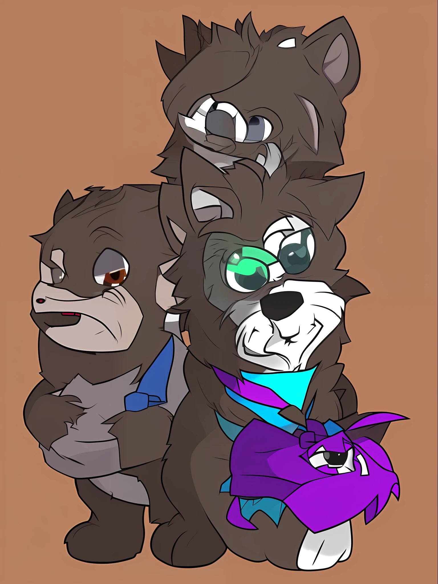 There is a picture of a cartoon bear，There is a medal on it, furry furaffinity, Furry character, professional furry drawing, fursona art, furry character portrait, Furry art!!!, asriel dreemurr, discord pfp, furry mawshot art, caleb from critical role, discord profile picture, furaffinity fursona, fursona furry art commission