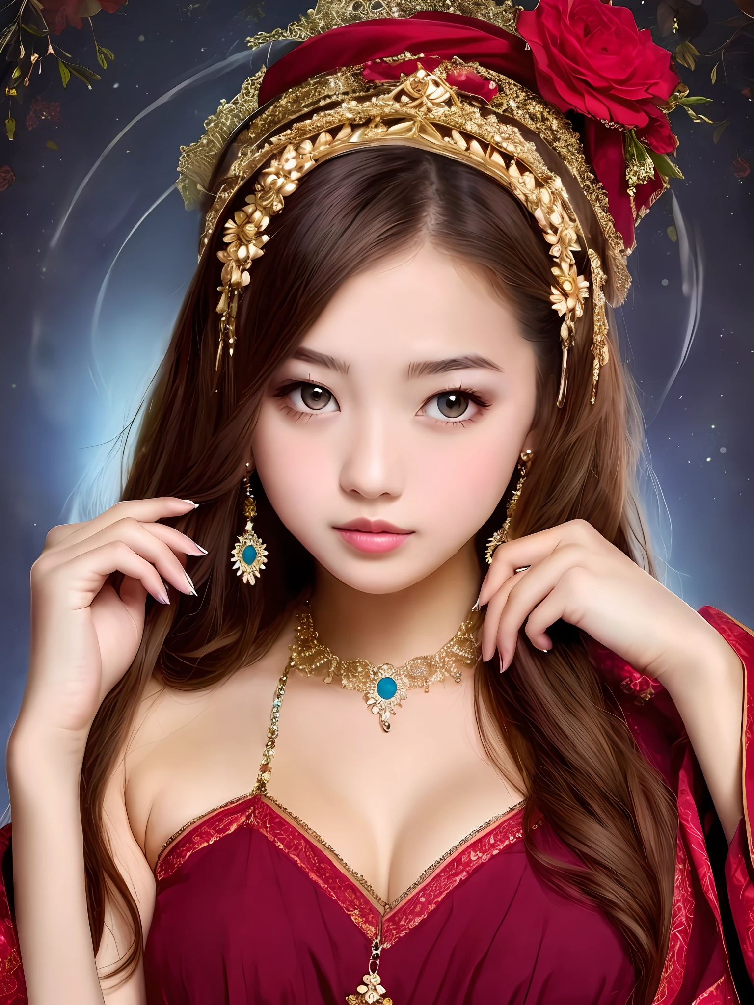 Beautiful girl goddess