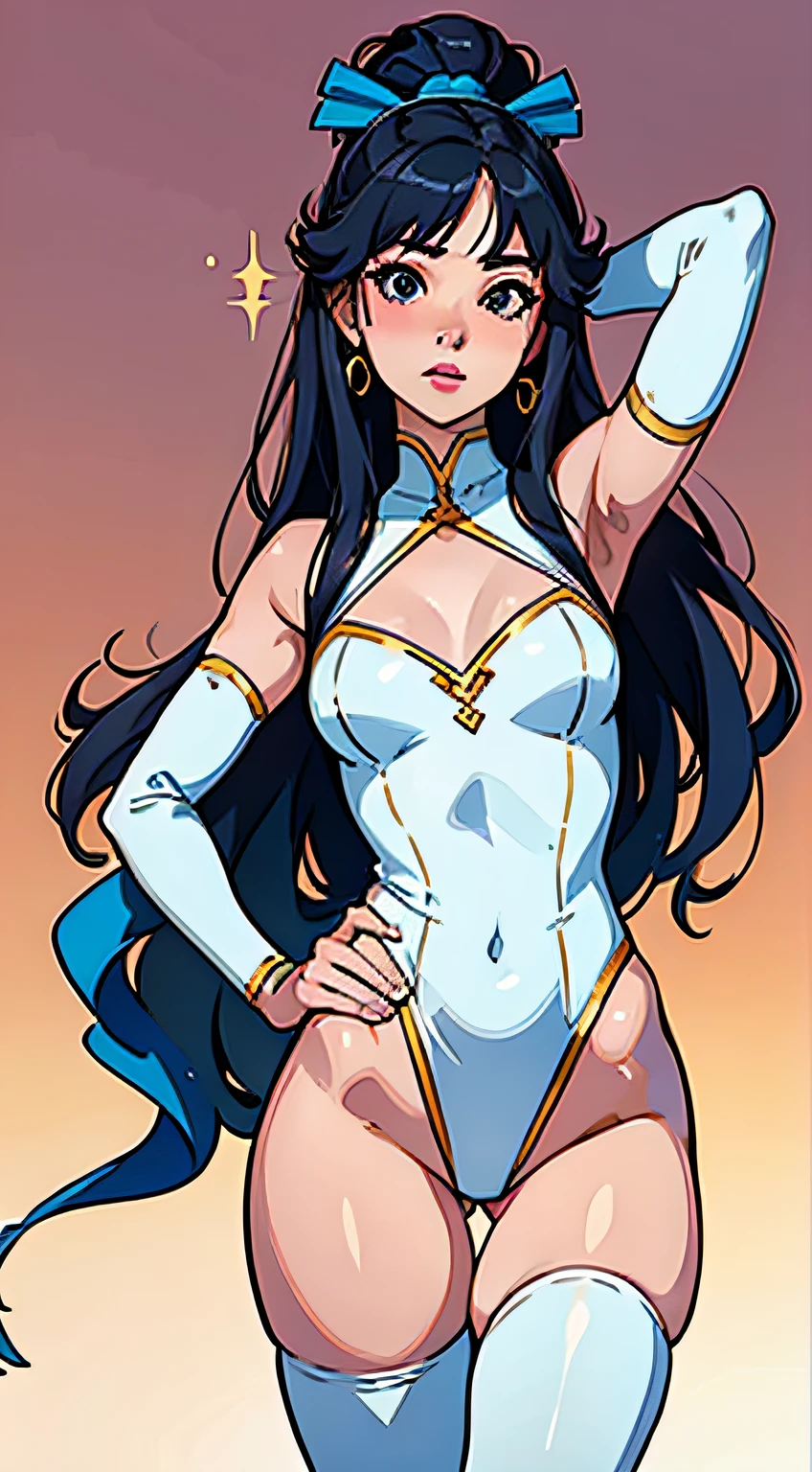 A young and pure woman、Wearing Hani costumes、full bodyesbian、quadratic element --auto