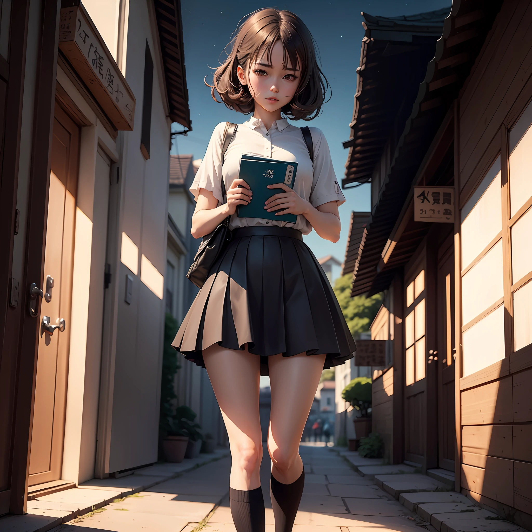 Anime girl in a black langerie holding a book in her hand, em um quimono, em quimono, menina anime sedutora, Directed by: Torii Kiyomasu, anime moe artstyle, Digital anime illustration, japanese art style, garotas de anime, night core, estilo anime 4K, 4k anime wallpapers, Anime Wallpaper 4k, [ Arte digital 4K ]!! --auto