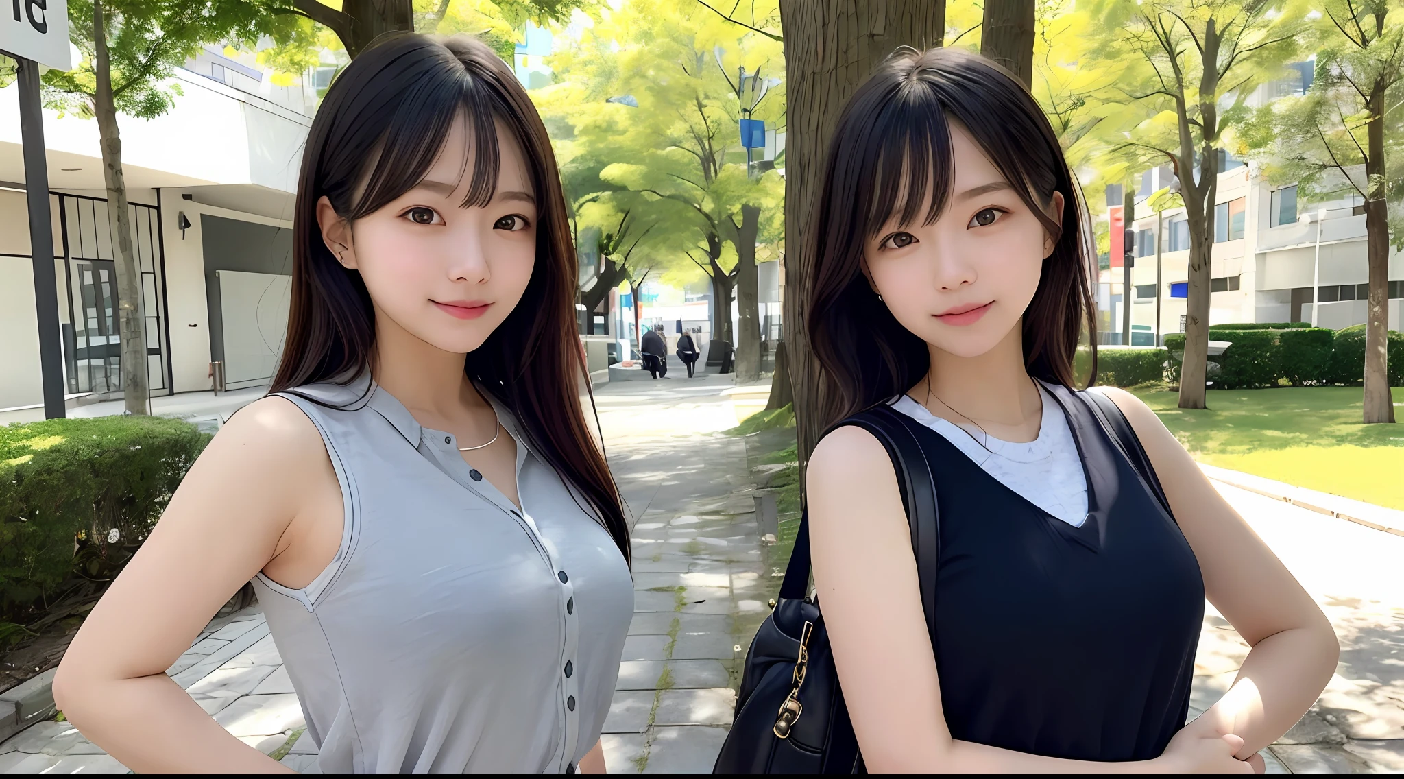 1人、Female around 29 years old、vests、a picture、realisticlying、top-quality、adopt、A detailed face、s Office、细致背景、diffuse sunlight、depth of fields、独奏