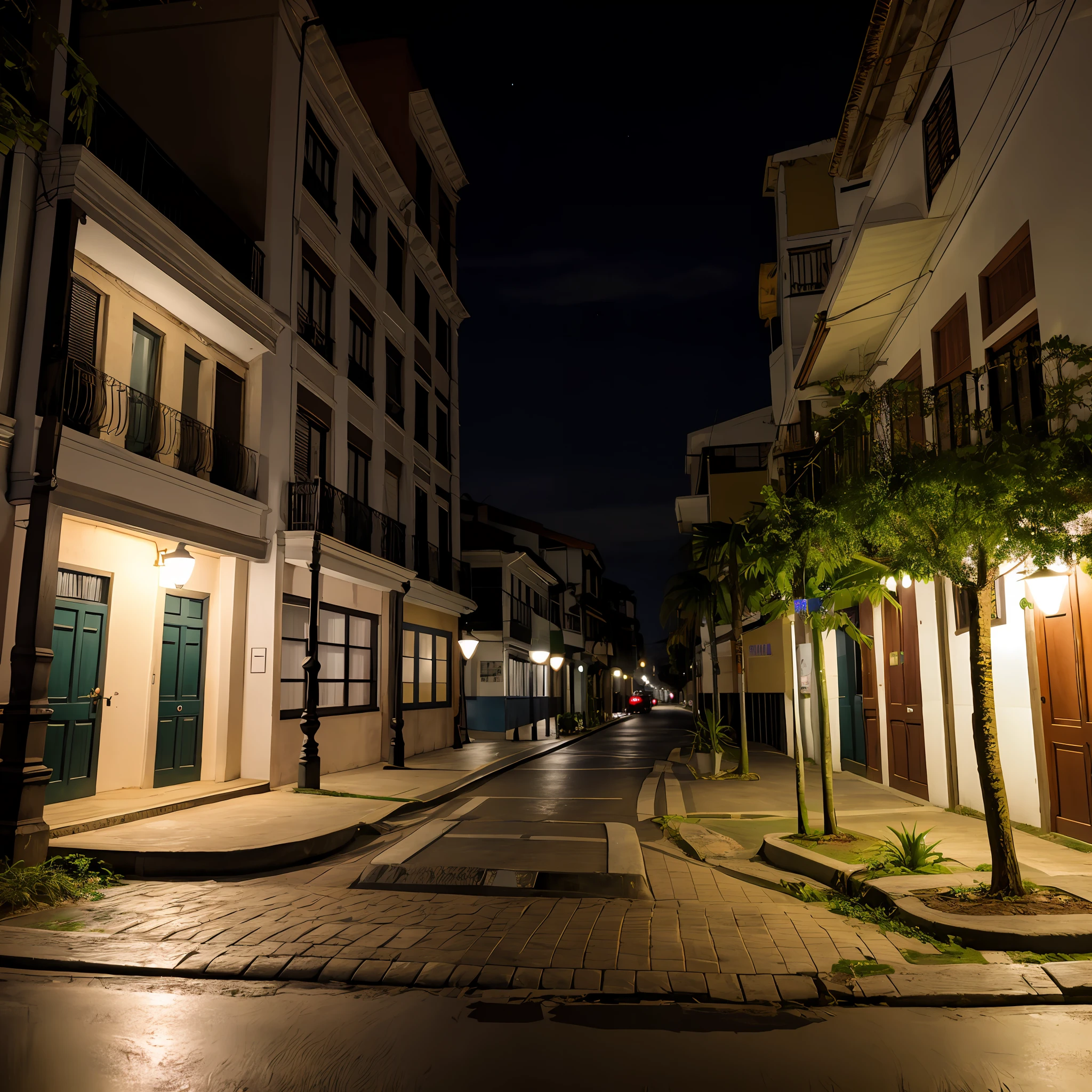 rua a noite 4k Brasil