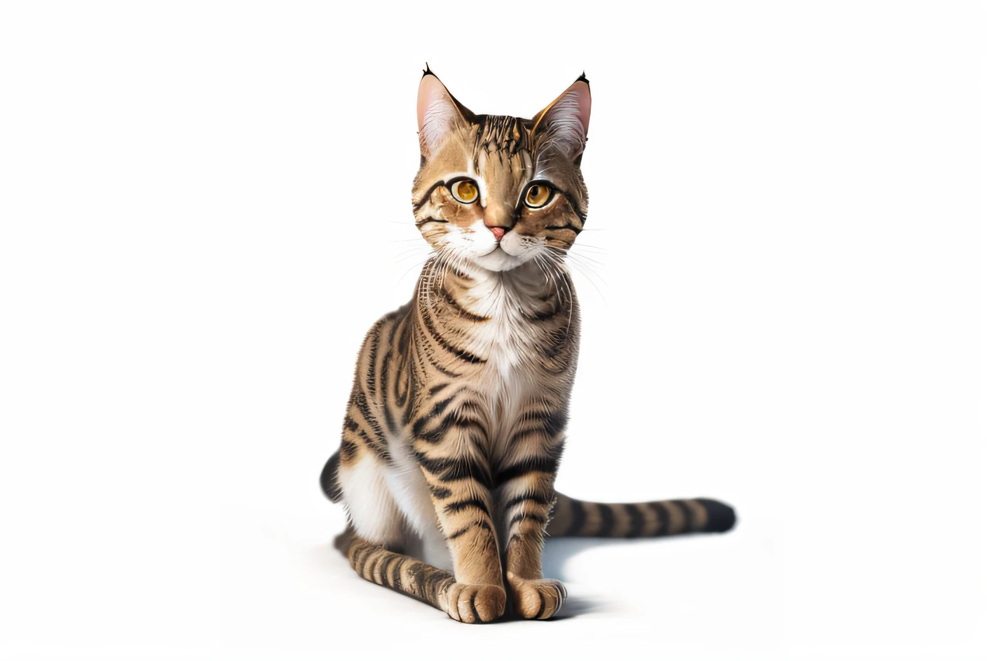 (masterpiece:1.2, melhor qualidade, Amazing illustration, gato metade mulher pegando fogo --auto