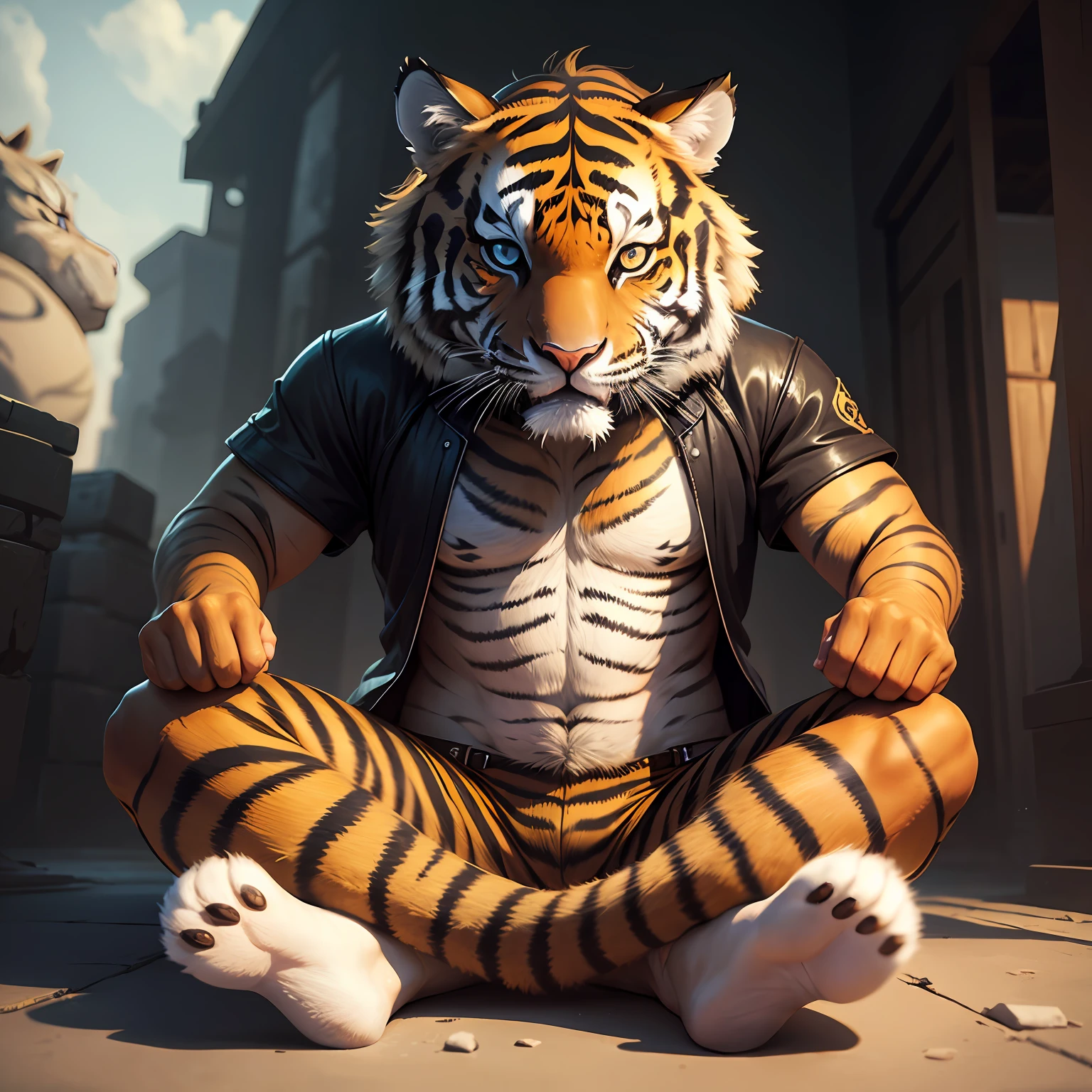 Cute tiger avatar --auto