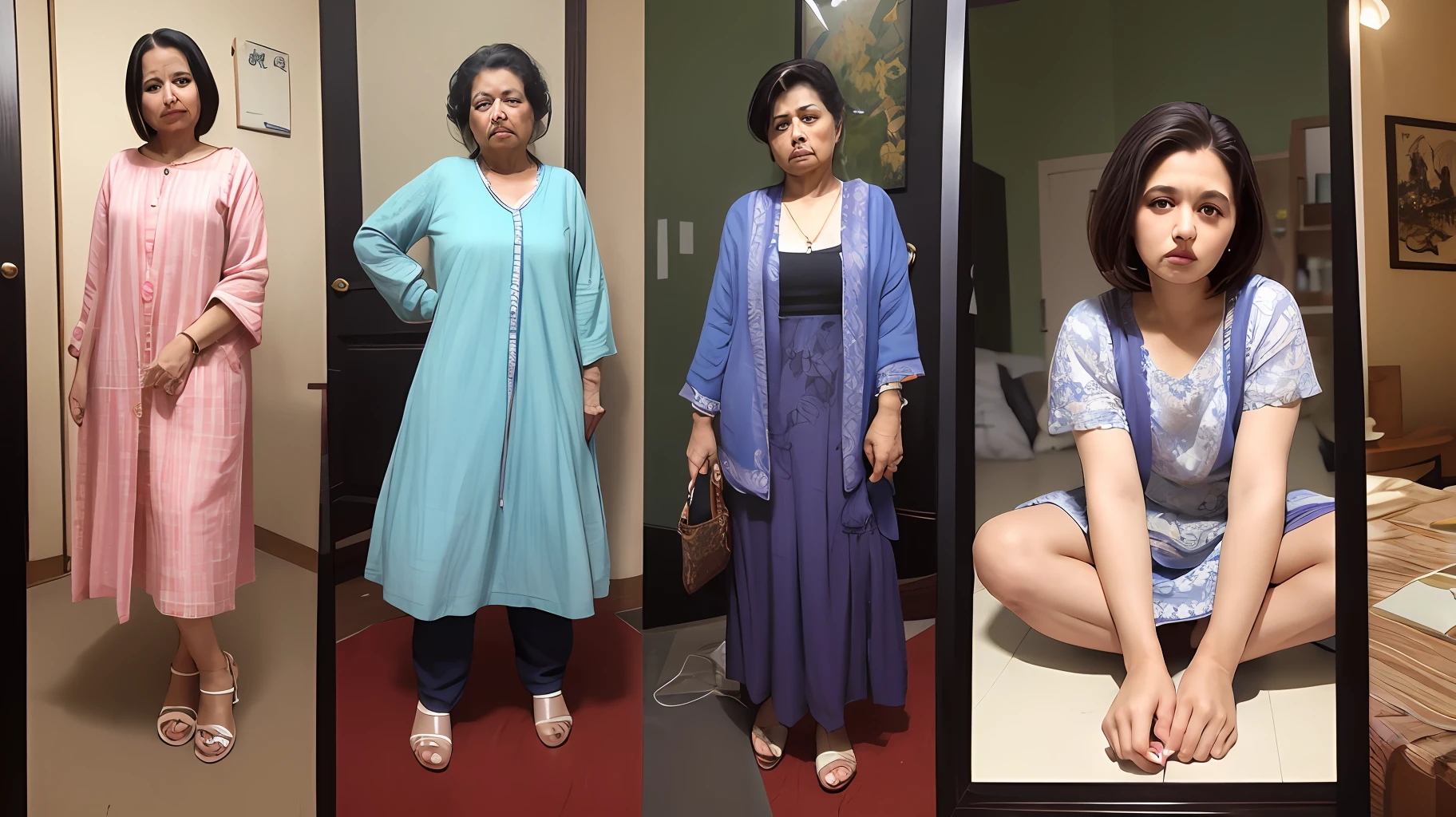 80shair, Photographs of overdeveloped women,nakeness
