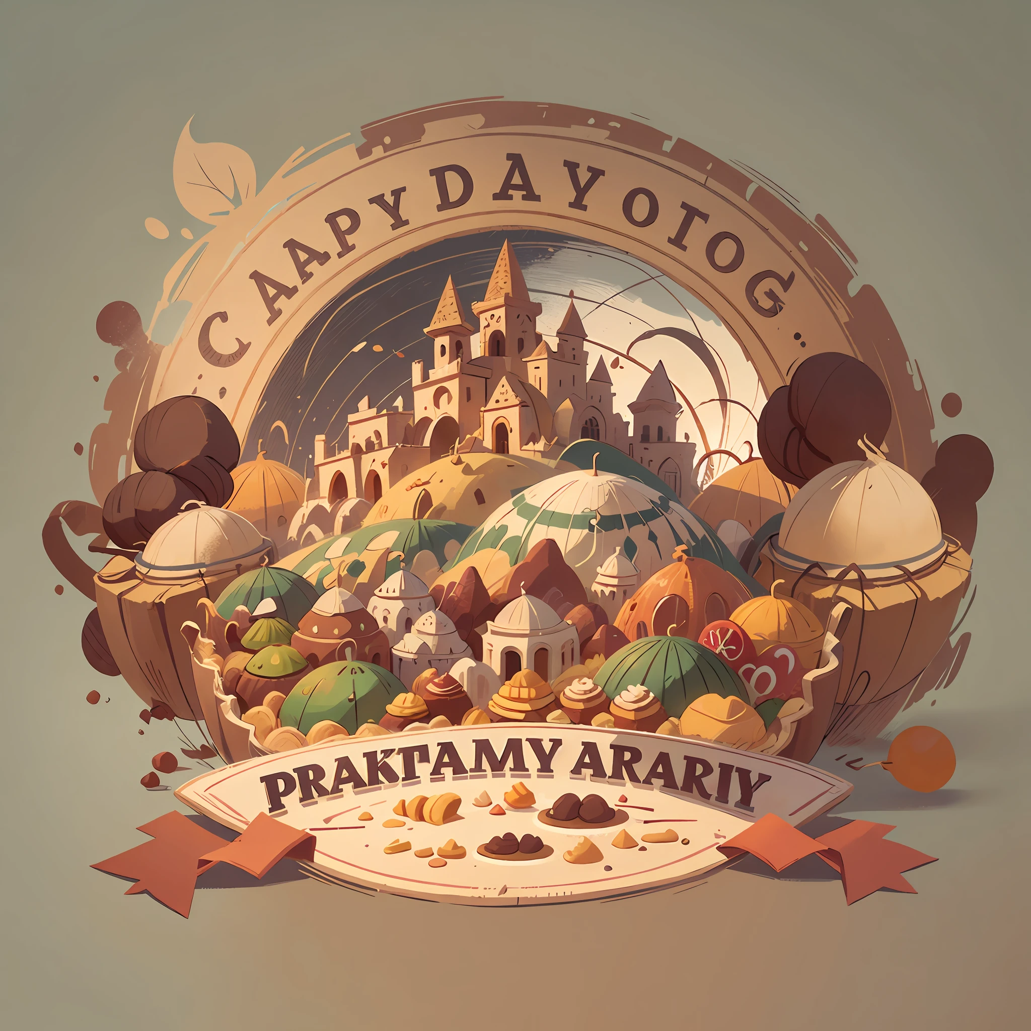 Cappadocia Artisans pastry processing company,Features vector logos