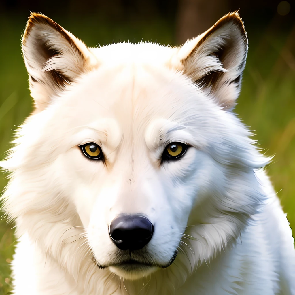 lobo siberiano de olhos azuis