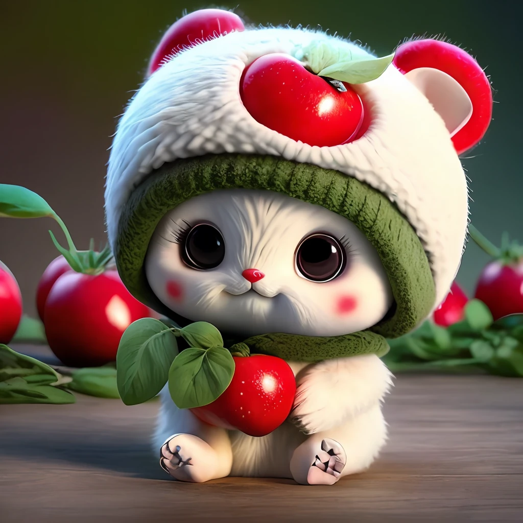 : 3。edgBunny、realisticlying、Furry animals、apples、dark circles、Be red in the face、cherrie、food、the fruits、full bodyesbian、Hats、Humanity、morango、tomato、water melon
