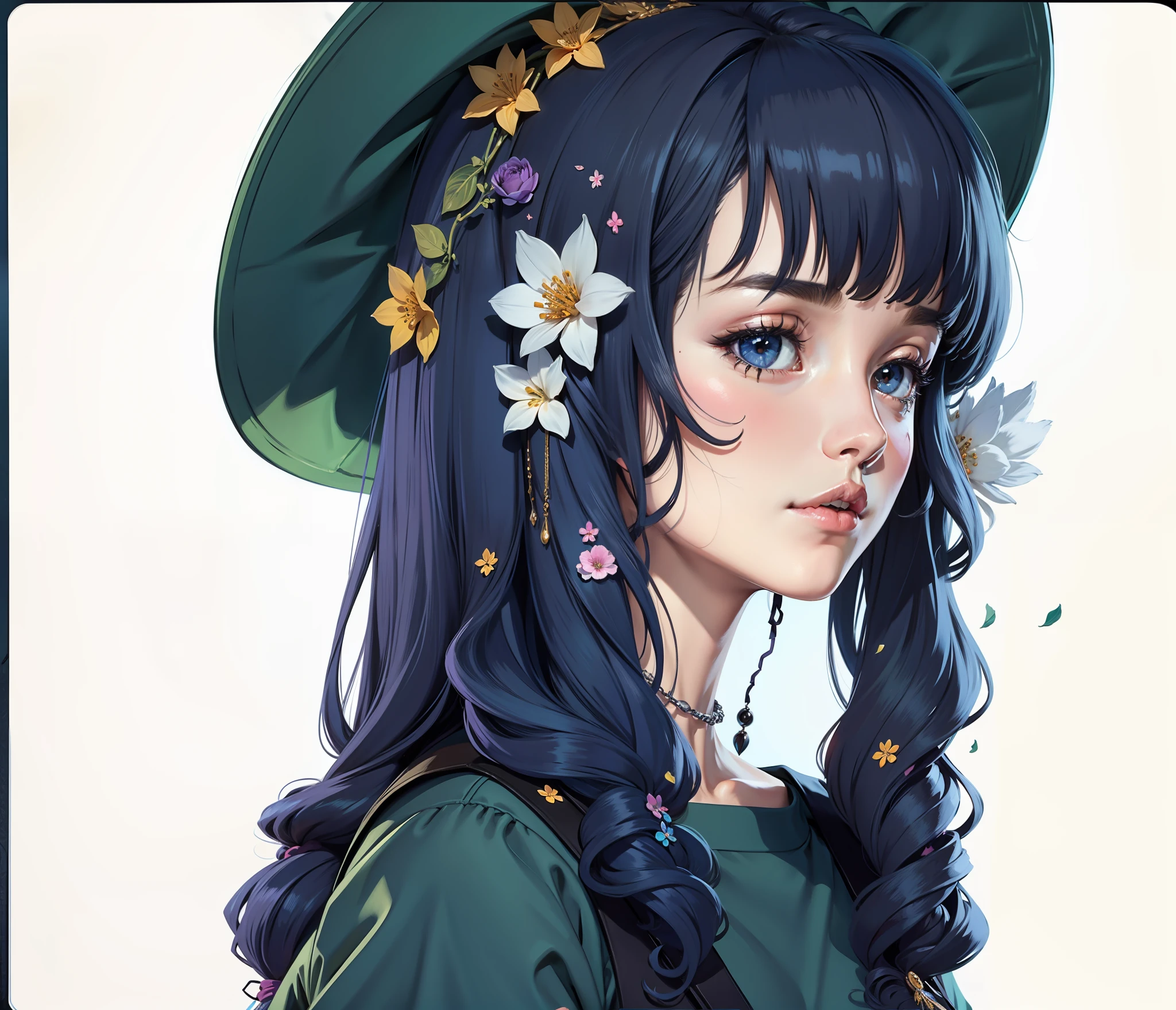 Chest decoration，florals