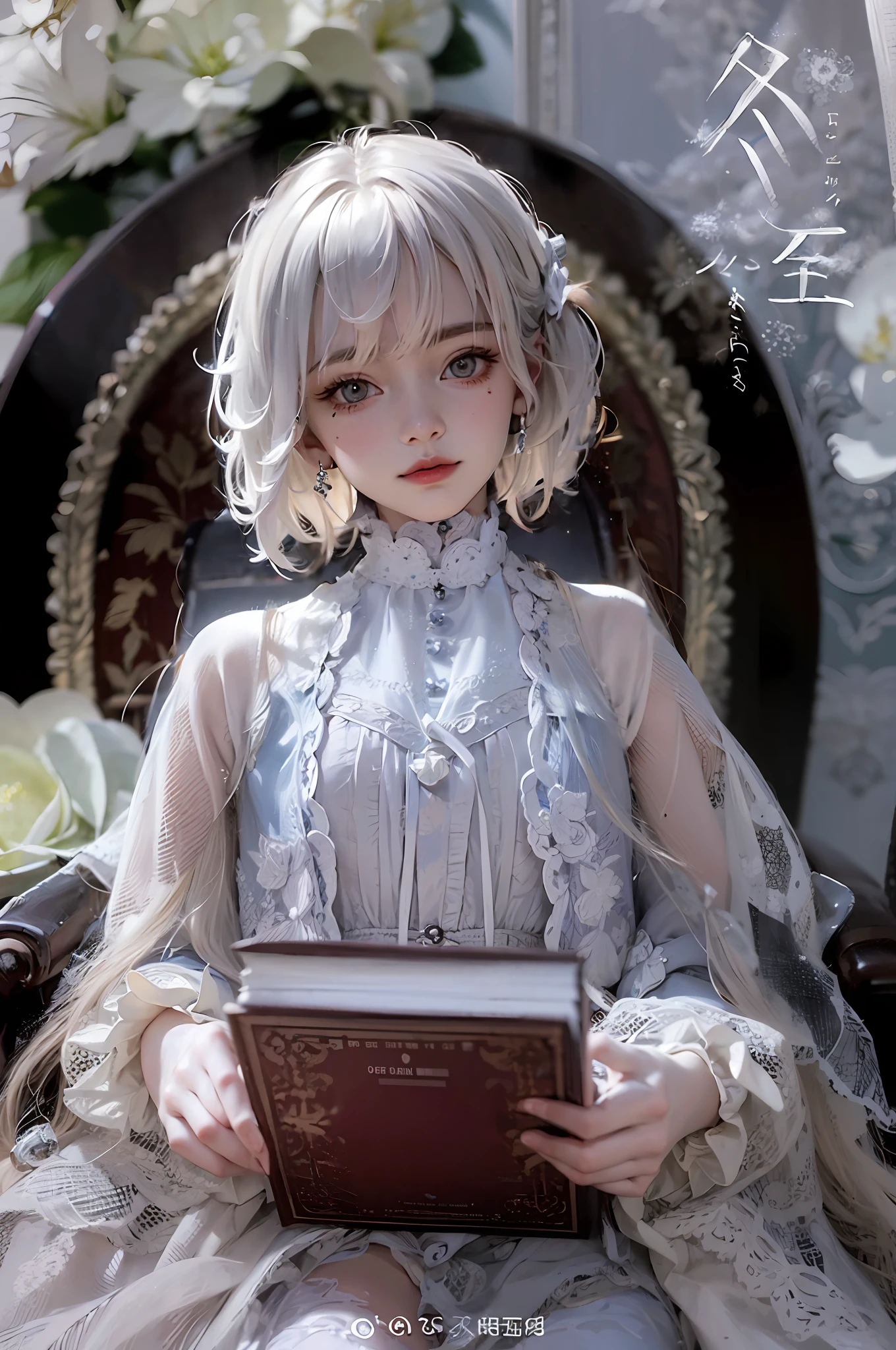 White hair
