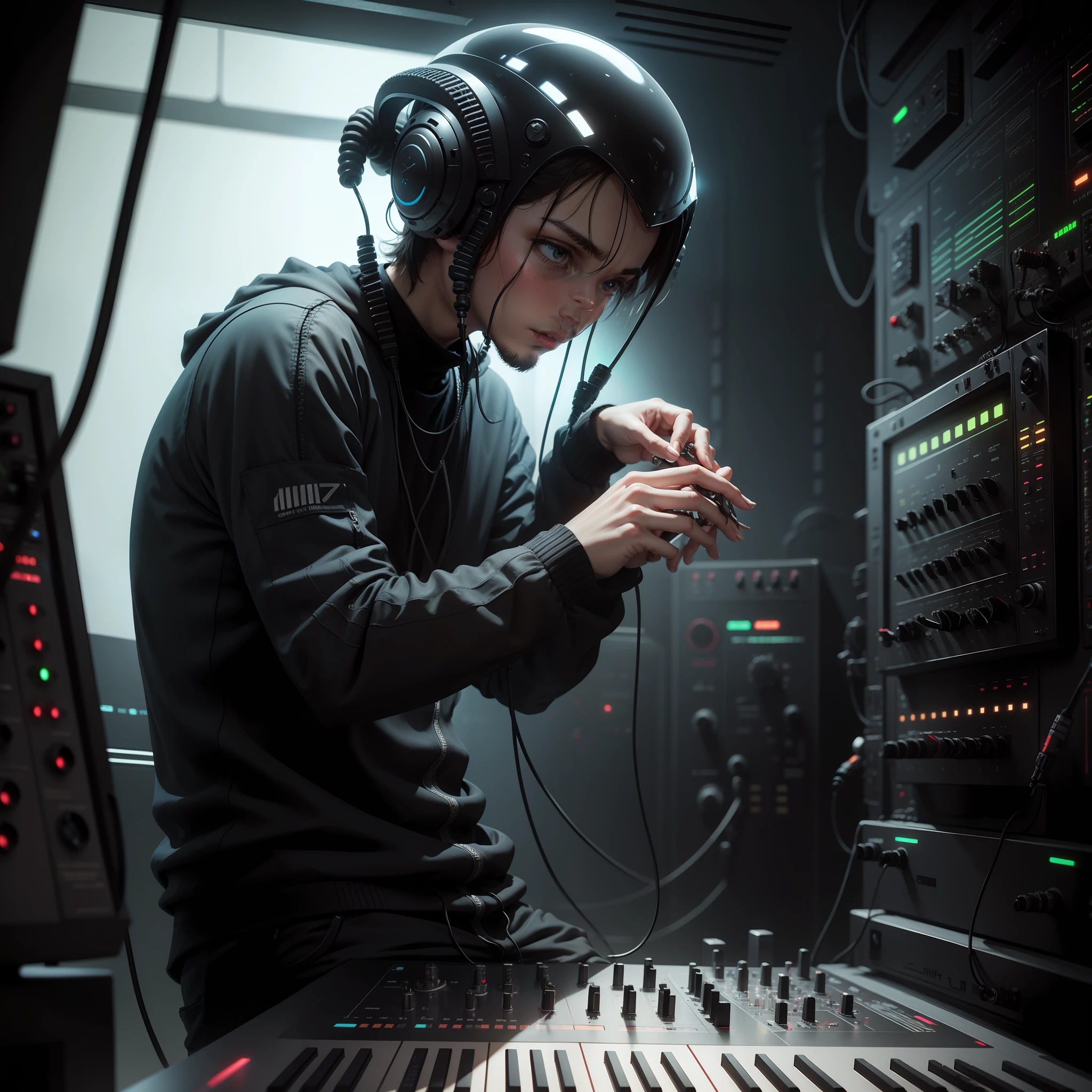 ALIEN SINTETIZANDO SONS EM SYNTH MODULAR