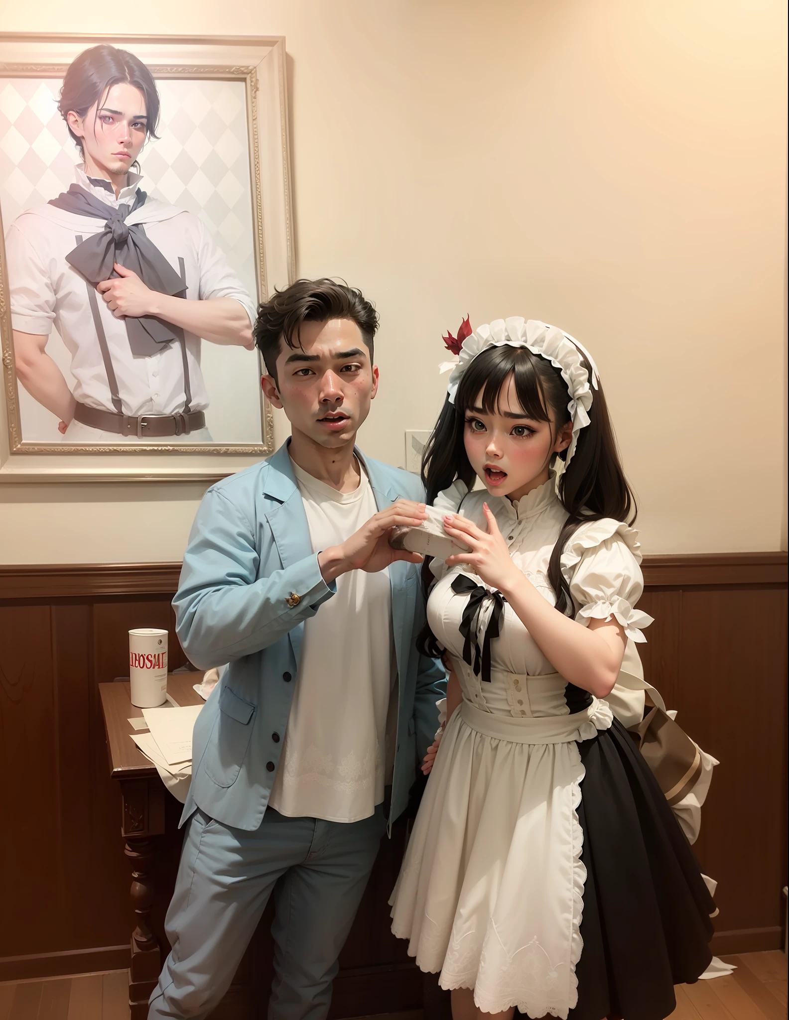 Obscene men and maidens and maids