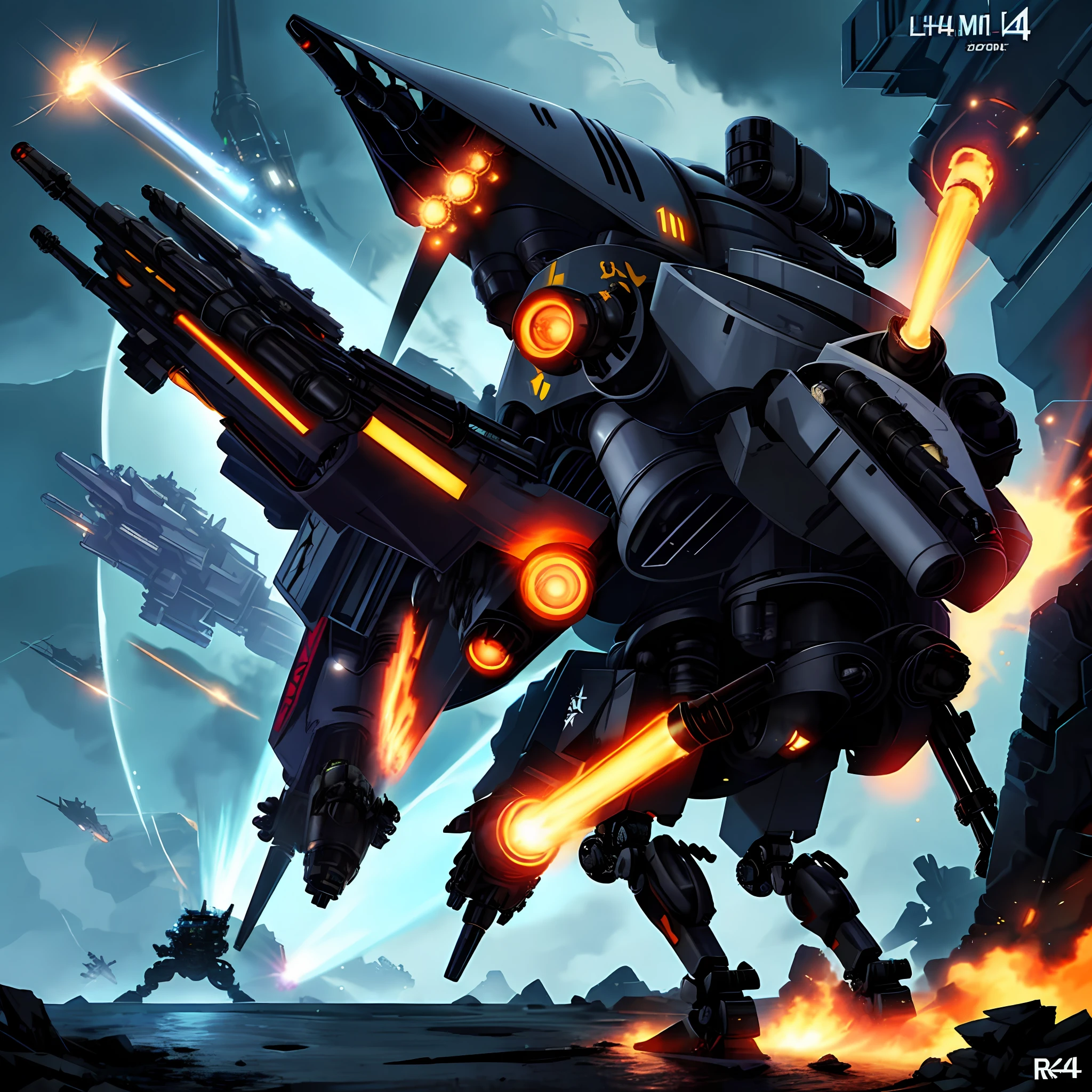 Mech4nim4lAI [Shark :Robot:.5], rocket cannon, Photon shooter