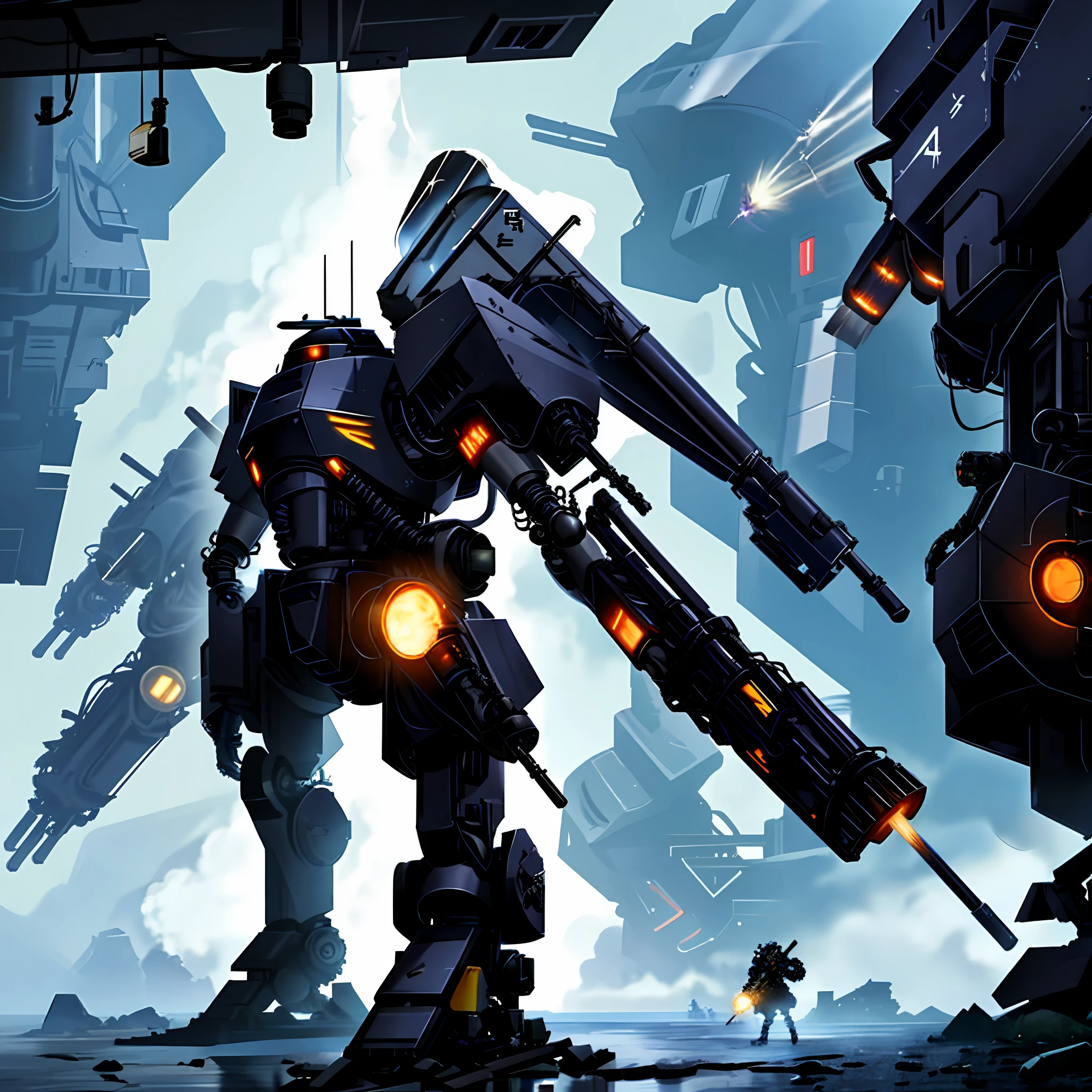 Mech4nim4lAI [Shark :Robot:.5], rocket cannon, Photon shooter