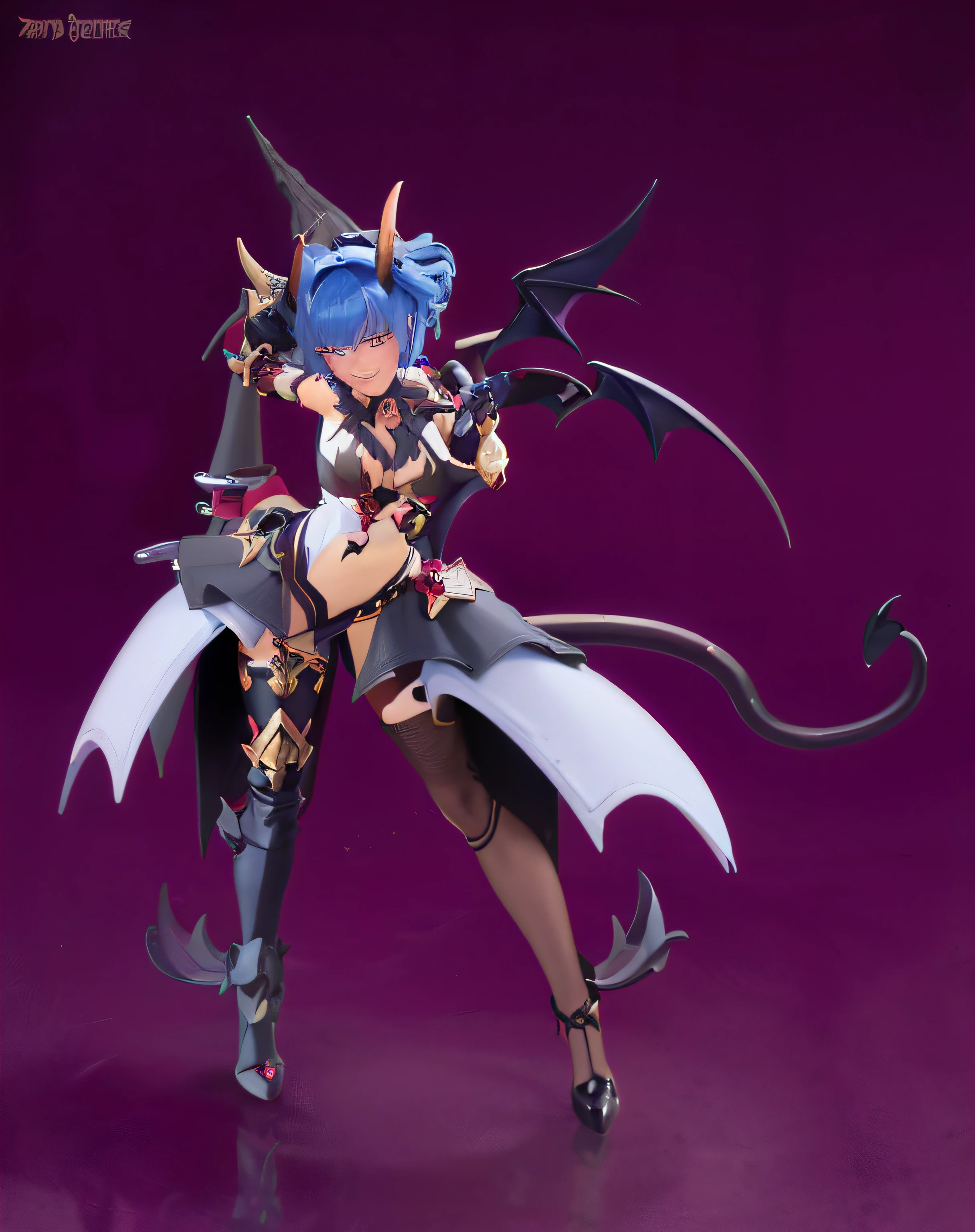Close-up of a woman with a body like a dragon, good smile company fantasy, mika kurai demon, Lamia, a beautiful succubus, dark sorceress full view, Succubus, pvc figurine, demon anime girl, mara demon, pop up parade figure, dark sorceress fullbody pose, mystical anubis valkyrie --auto