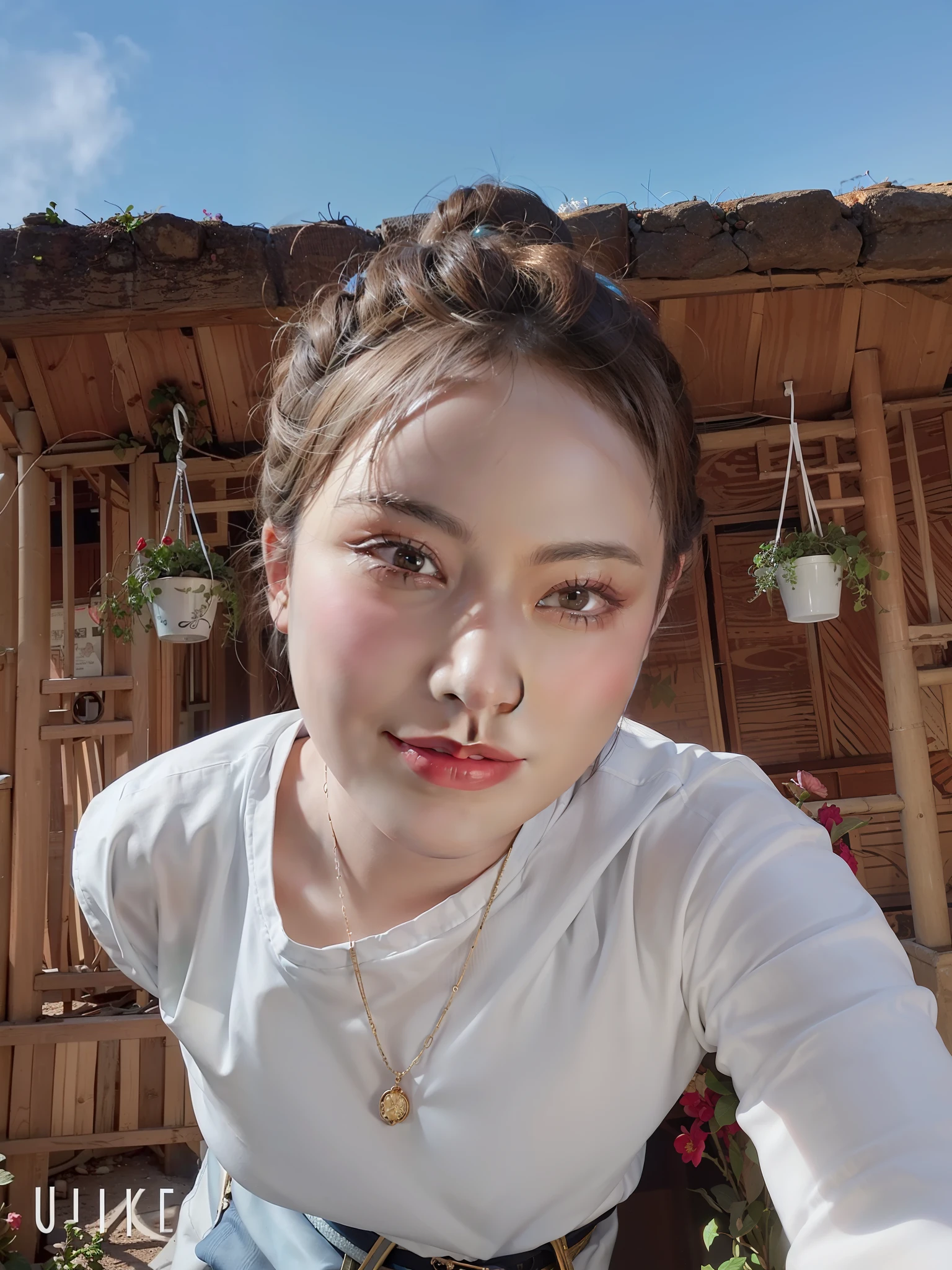 Surrealist female portrait by david hockney and alphonse mucha, fantasy art, photo realism, dynamic lighting, art station, poster, volumetric lighting, highly detailed face, 4k, award-winning,, 1girl, in the dark, deep darkness, low light, cowboy shot, (formal clothing: 1.4), white shirt, thin, see-through lingerie
