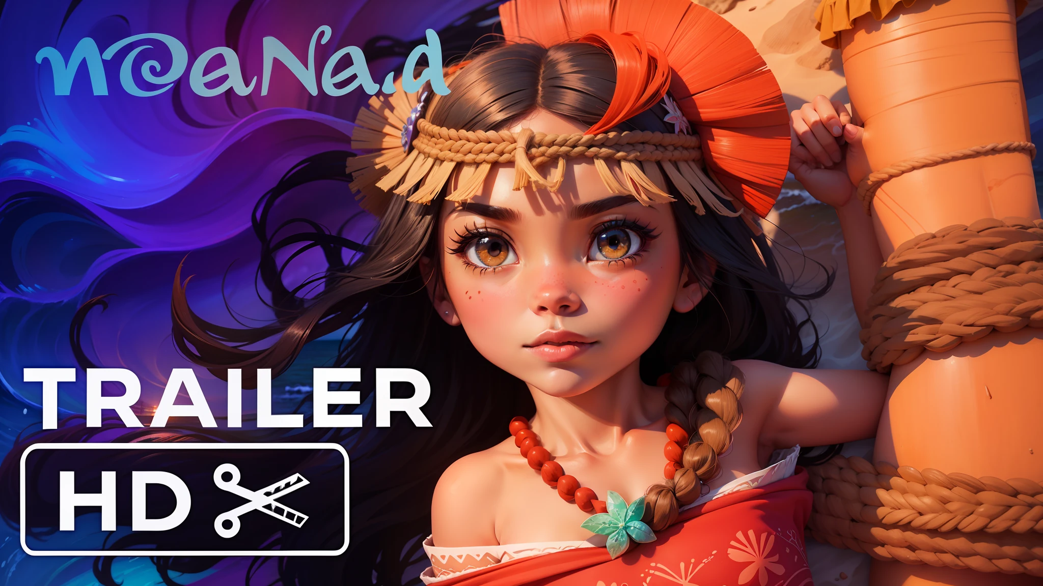 moana, animation, sea, beach --auto --s2