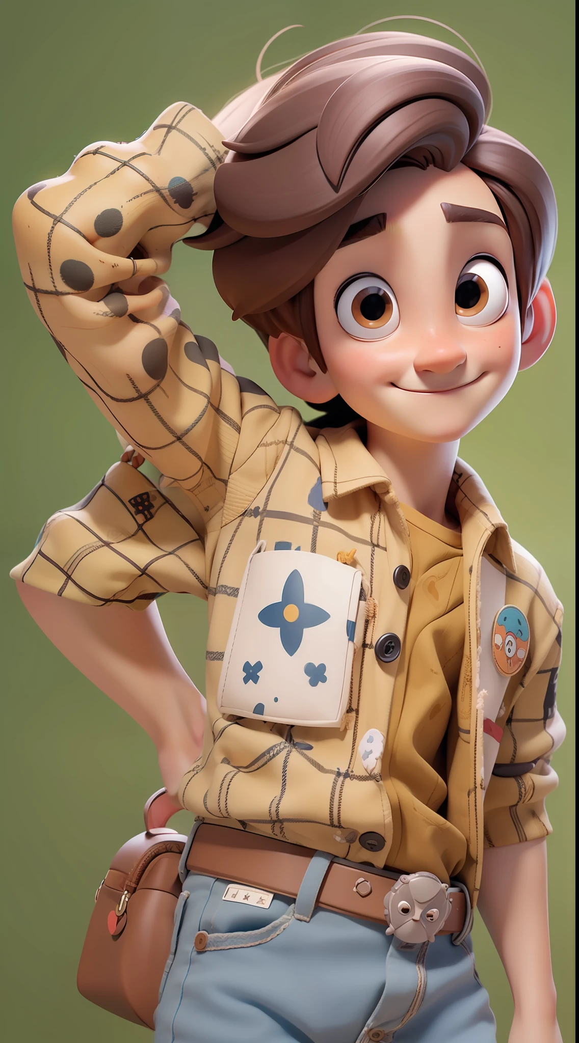 cute Woody Cowboy Toy Story by Pixar big head
