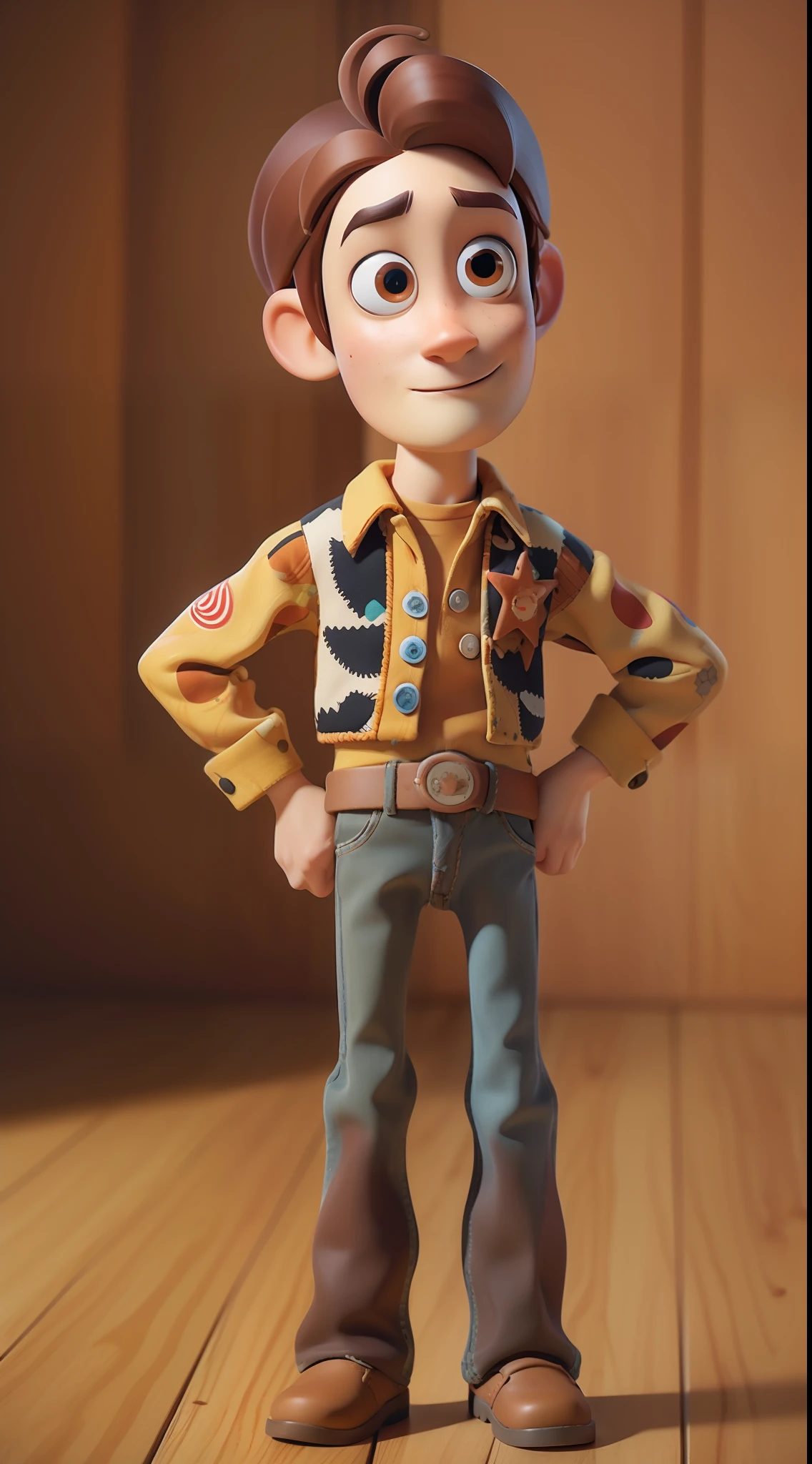 cute Woody Cowboy Toy Story by Pixar big head