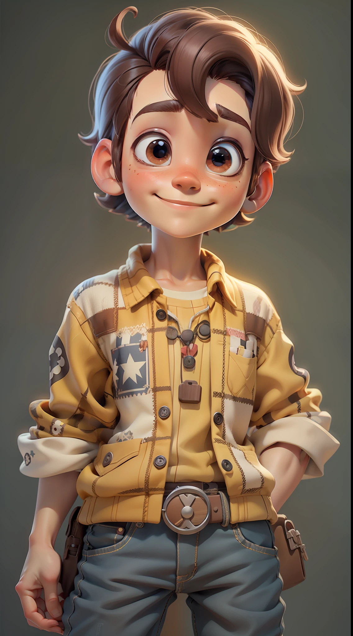 cute Woody Cowboy Toy Story by Pixar big head