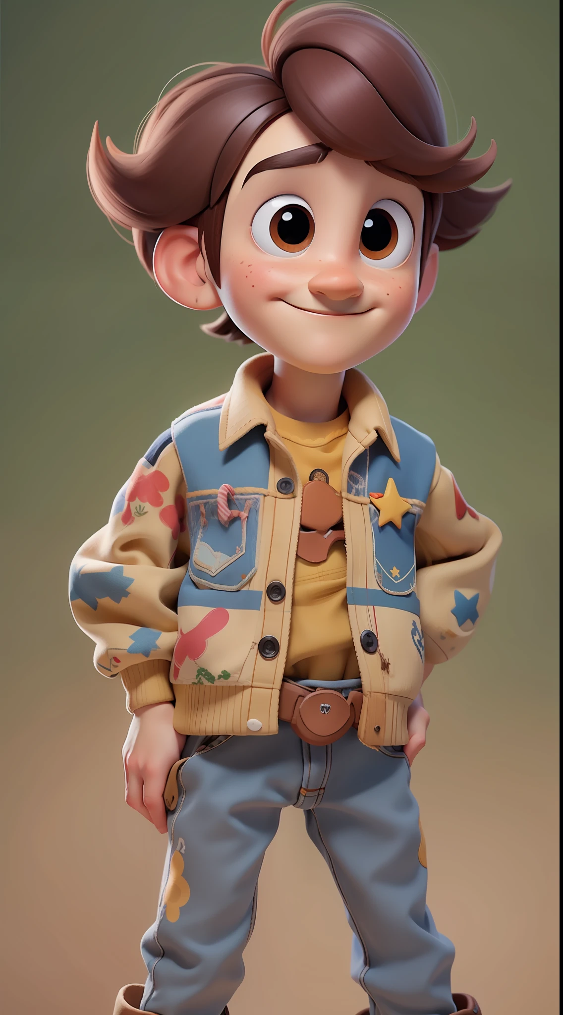 cute Woody Cowboy Toy Story by Pixar big head