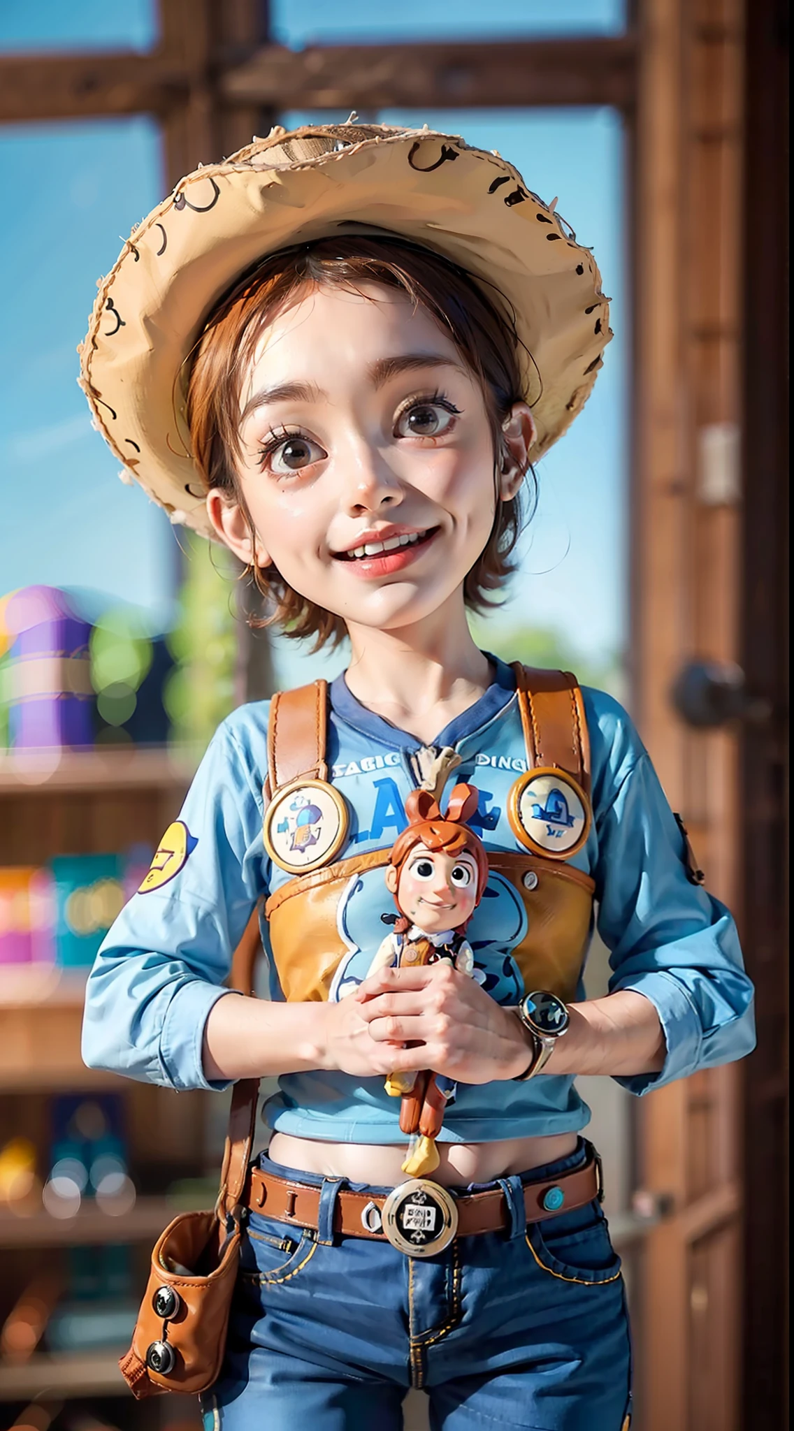 cute Woody Cowboy Toy Story by Pixar big head